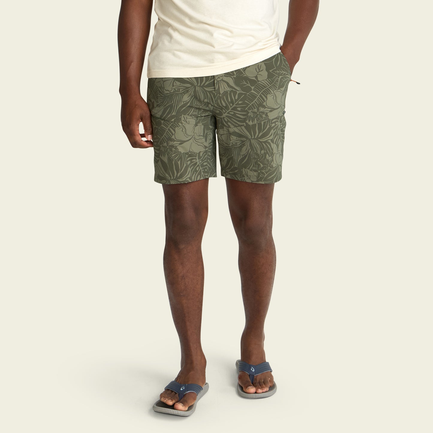 Shoalwater Tech Shorts - Tropic Noir : Vetiver