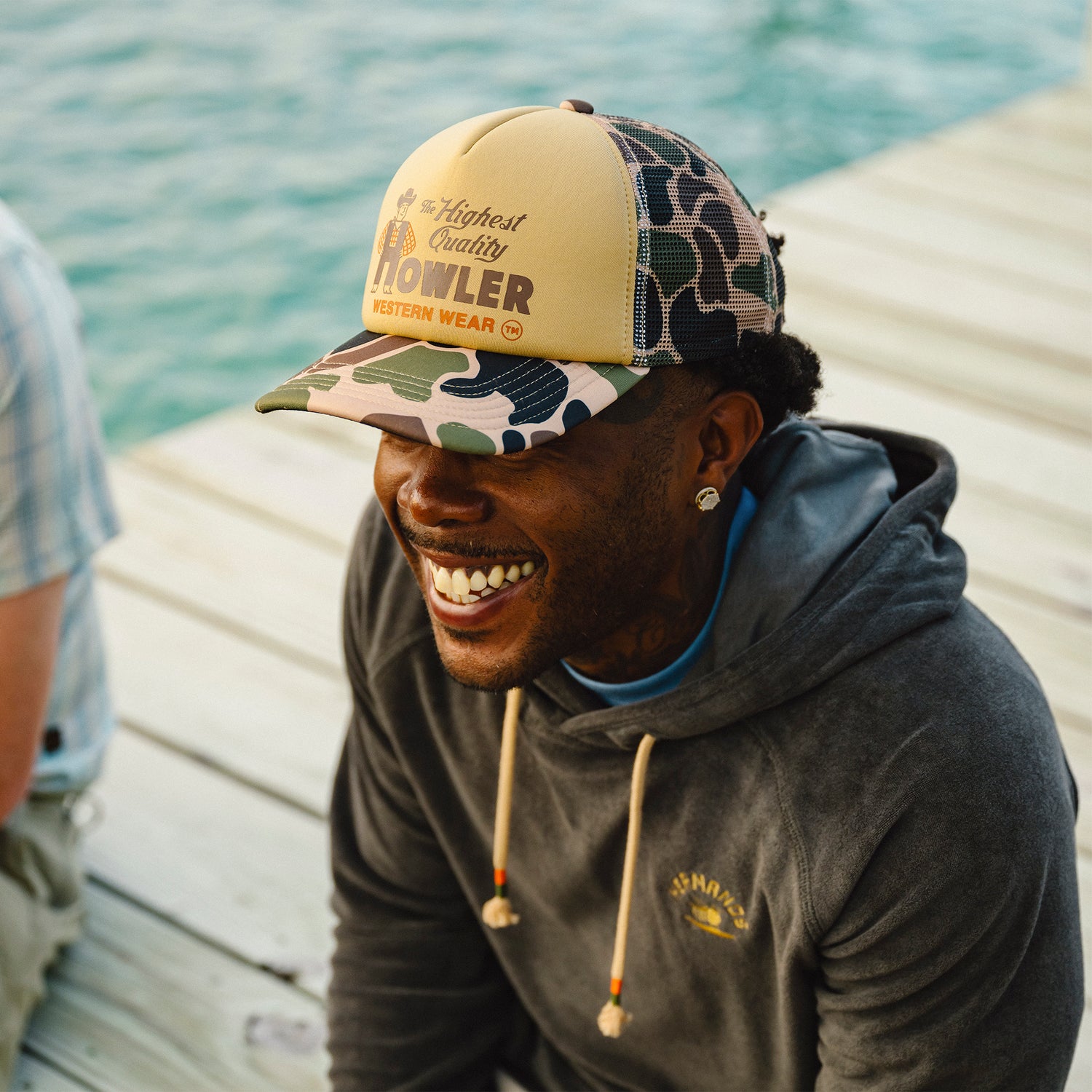 Howler Western Wear Foam Dome - Khaki / Camo