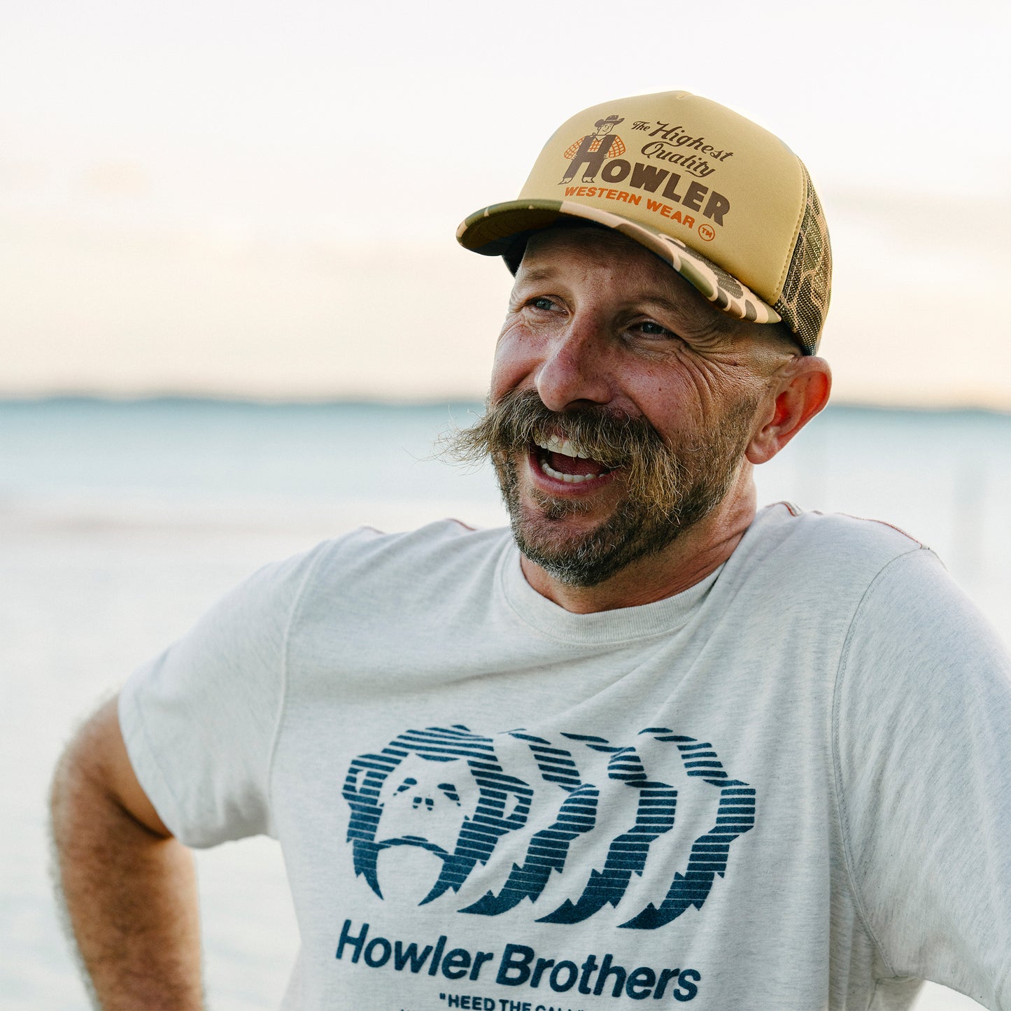 Howler Western Wear Foam Dome - Khaki / Camo