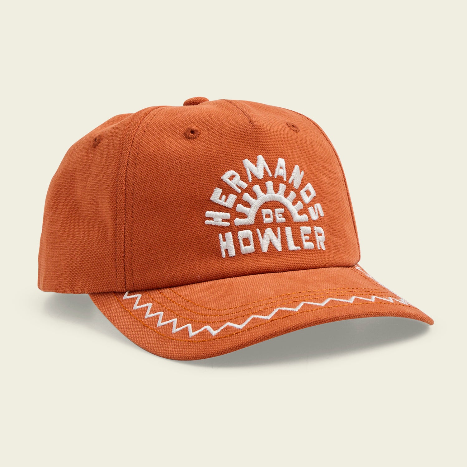 Hermanos Script Standard Hat - Pumpkin