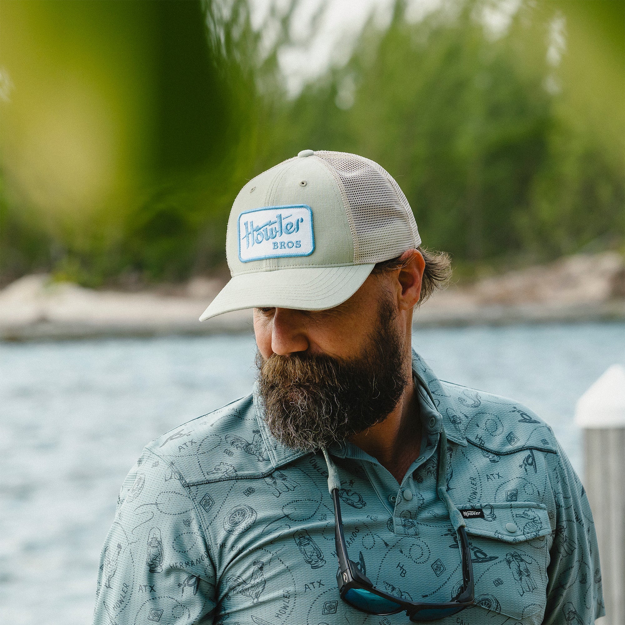 Electric Howler Howler Electric Standard Hat - Seafoam / White – HOWLER BROTHERS