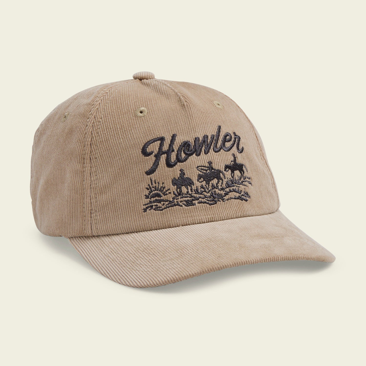 Howler Posse Standard Hat - Khaki Corduroy