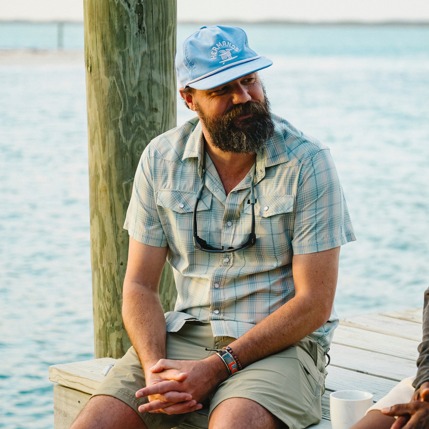 Surfbird Snapback - Blue Corduroy