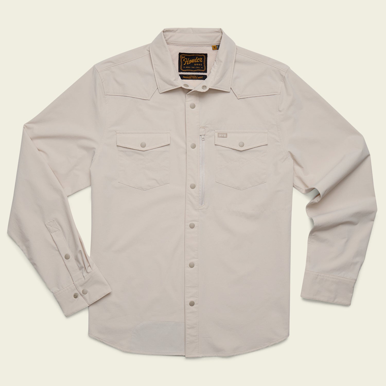 Emerger Tech Longsleeve - Chalk