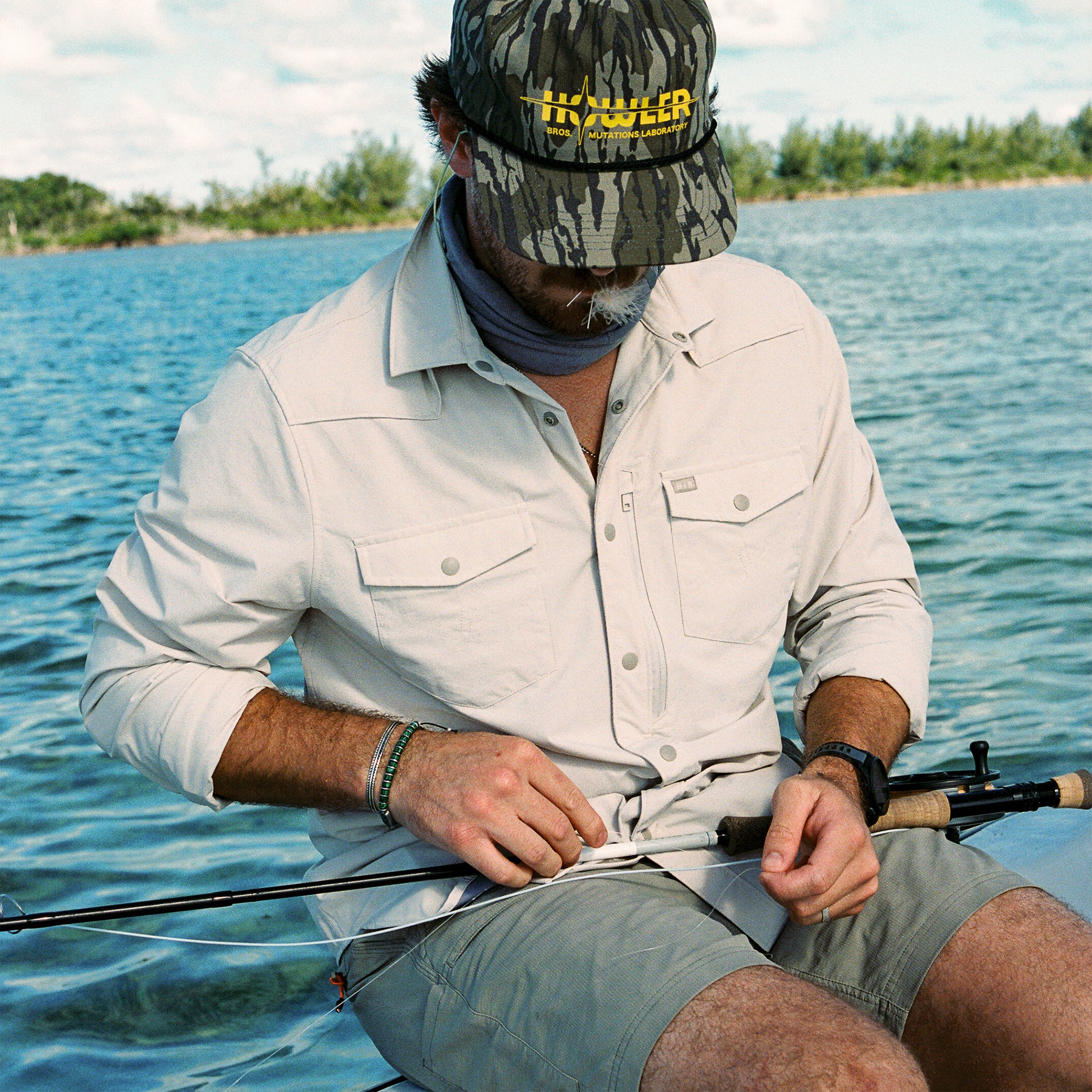 Emerger Tech Longsleeve - Chalk – HOWLER BROTHERS