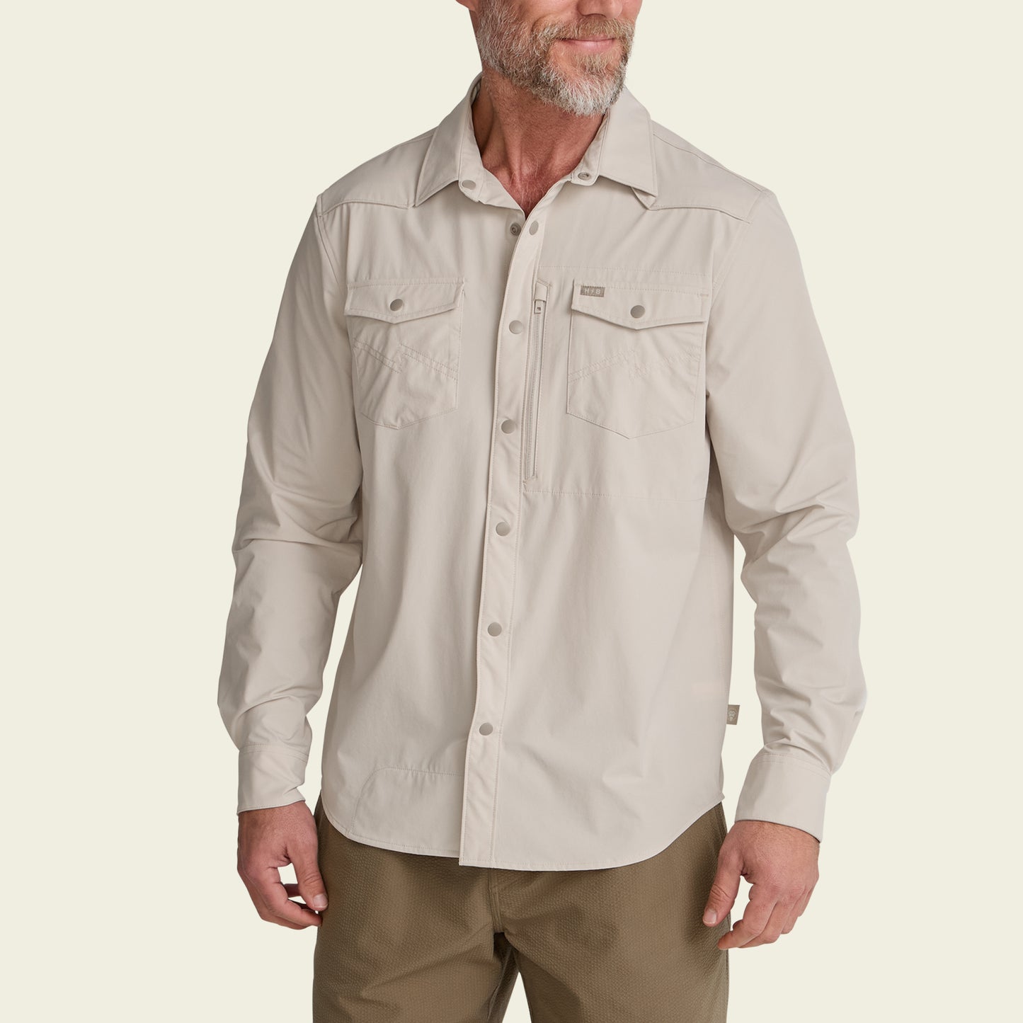 Emerger Tech Longsleeve - Chalk