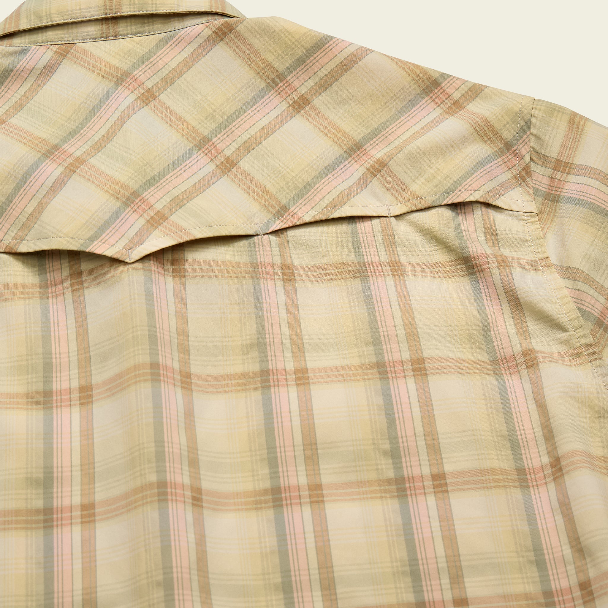 H Bar B Tech Longsleeve - Isley Plaid : Hemp – HOWLER BROTHERS