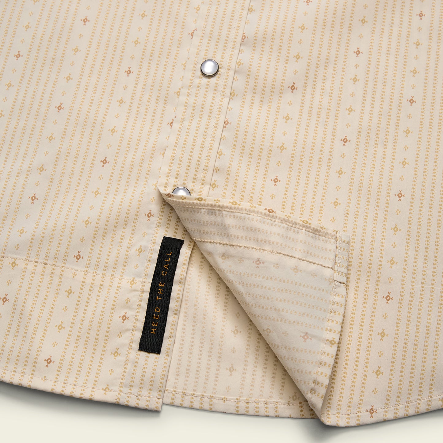 H Bar B Tech Longsleeve - Supernova Stripe : Leche