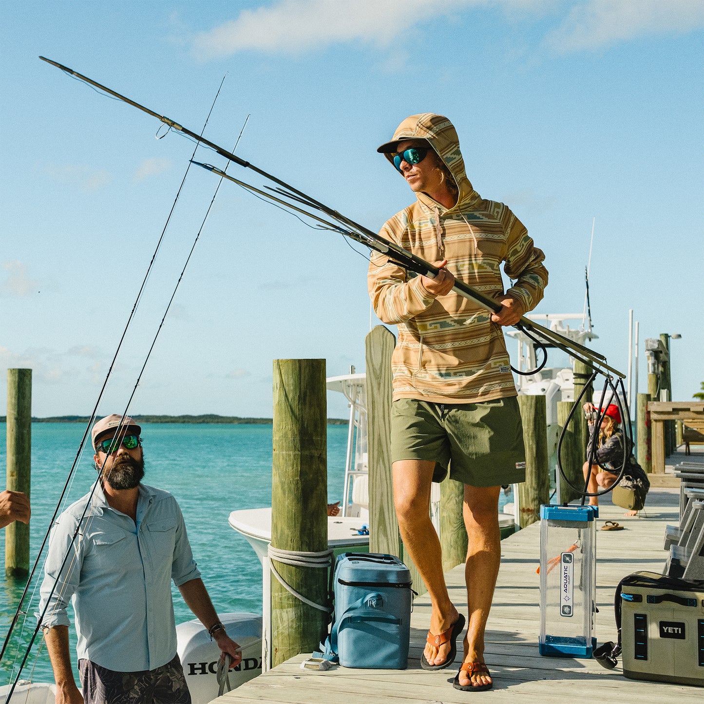 Loggerhead Hoodie - Temple Tracks : Camel