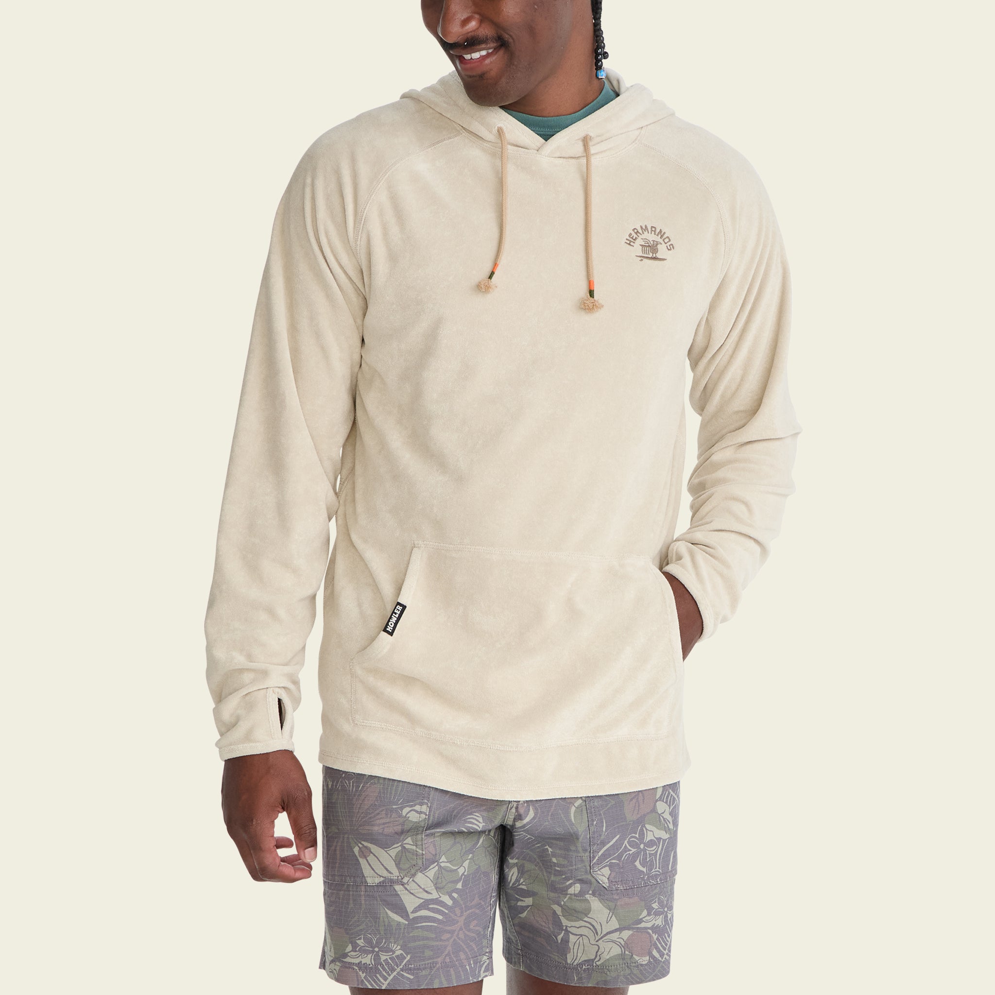 Terrycloth Hoodie - Surfbird : Sand – HOWLER BROTHERS