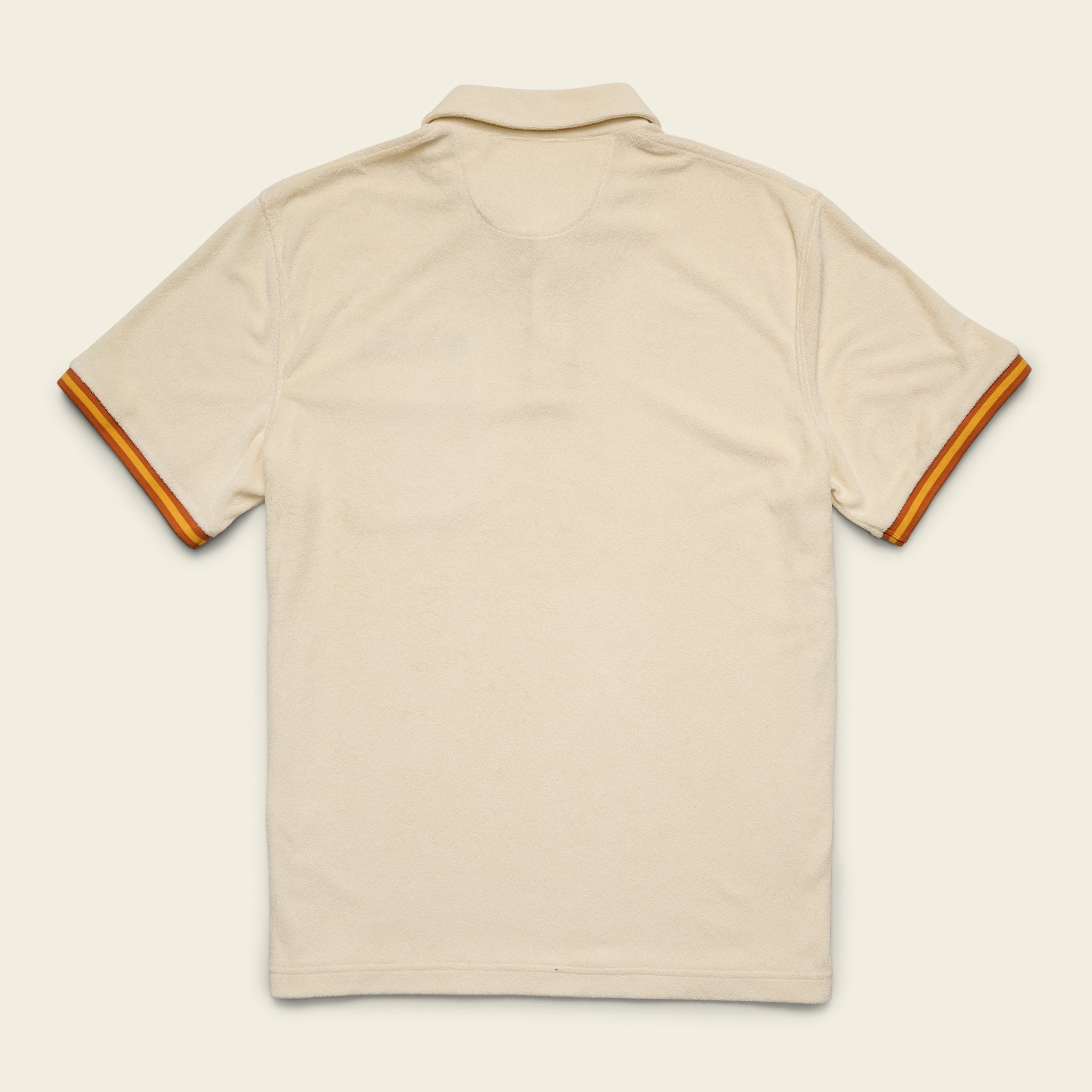 Frutería Plusherman Terry Polo - Cream – HOWLER BROTHERS