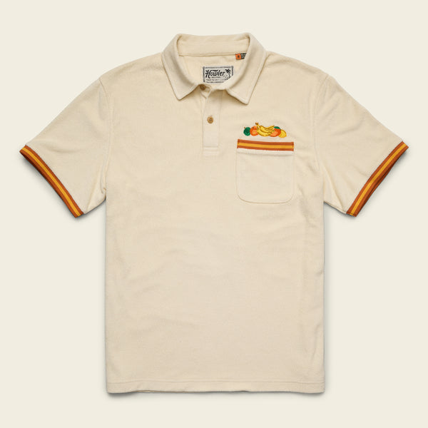 Frutería Plusherman Terry Polo - Cream – HOWLER BROTHERS