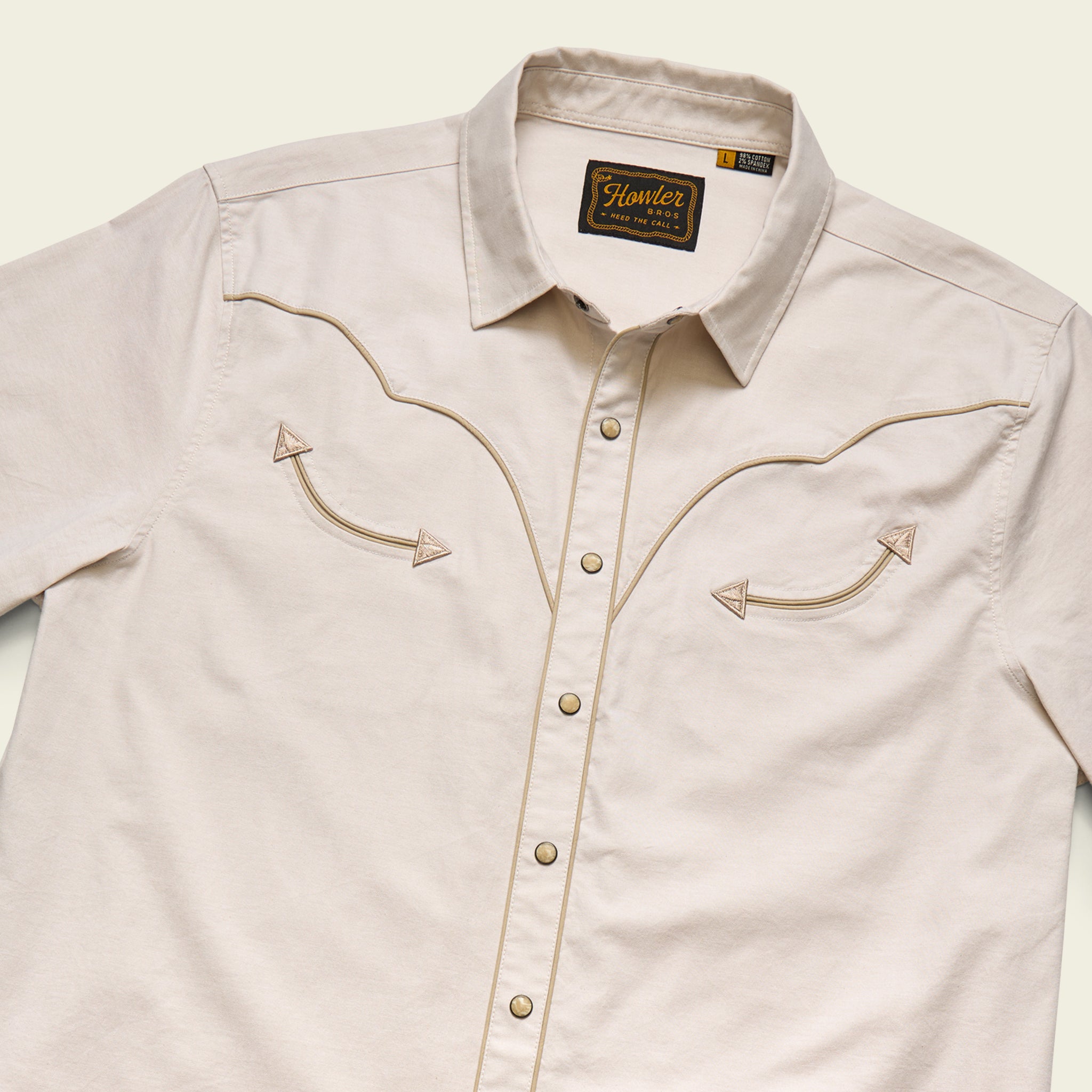Broncbuster Snapshirt - Sand – HOWLER BROTHERS