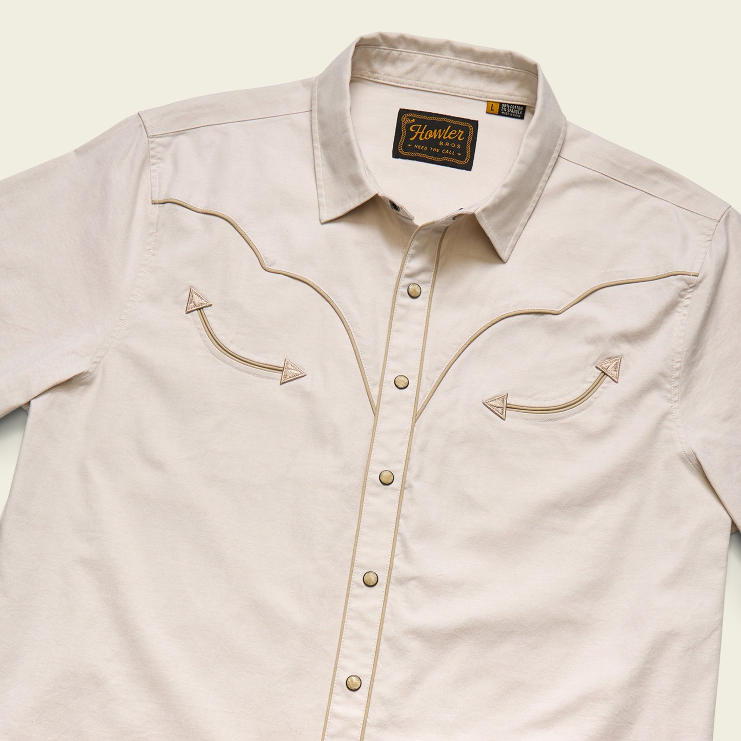 Broncbuster Snapshirt - Sand