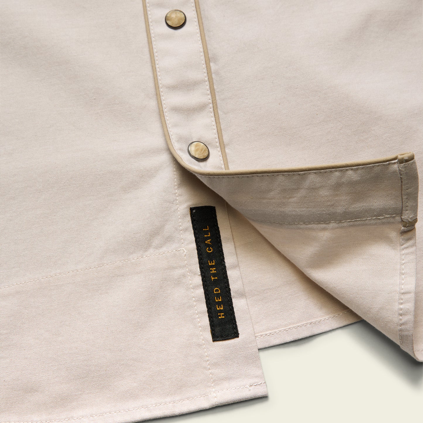 Broncbuster Snapshirt - Sand