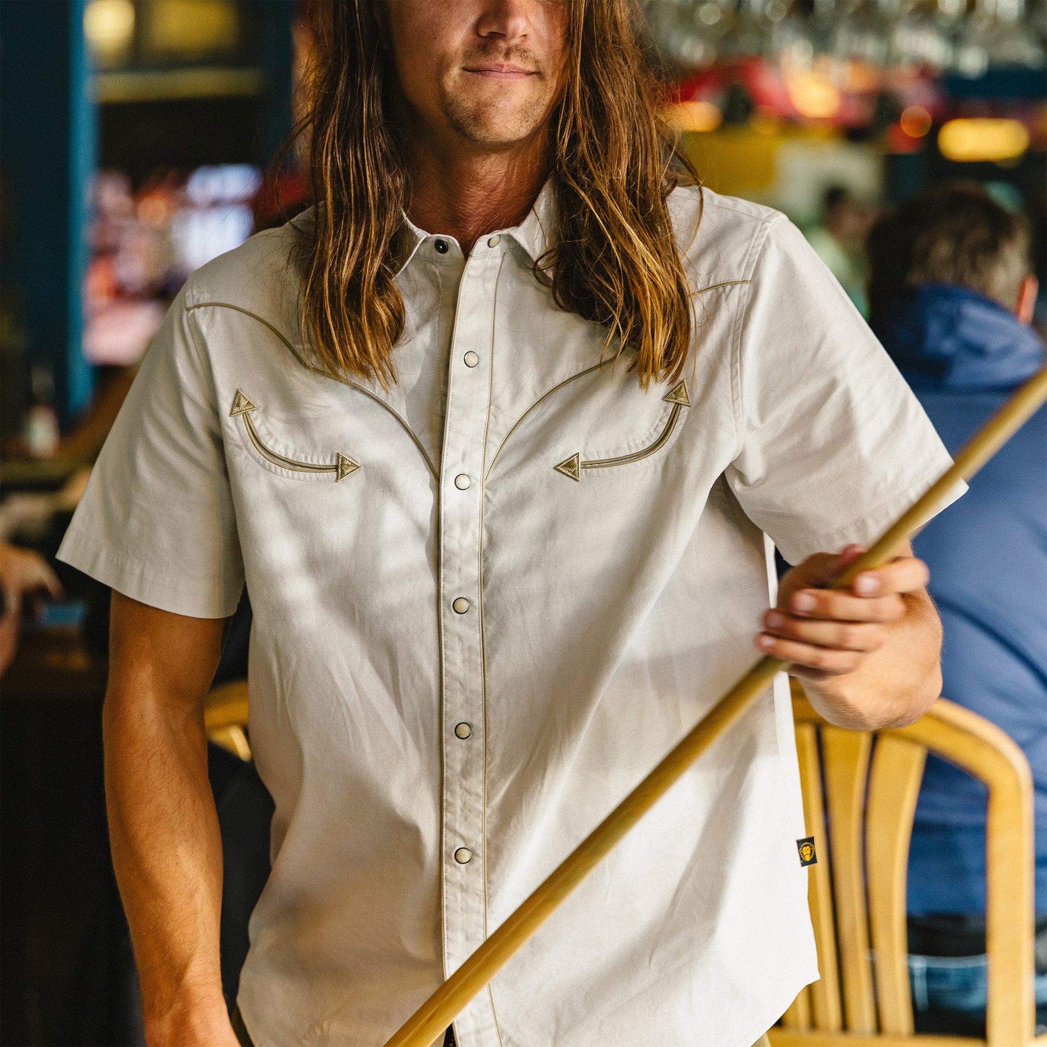 放出！新品未使用Bunker Mentality フラワーパターン シャツ L Broncbuster Snapshirt - Sand – HOWLER BROTHERS