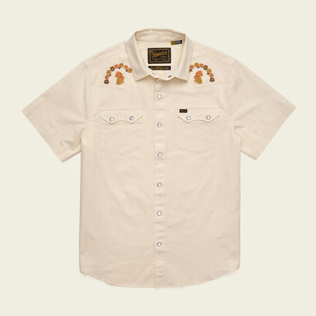 トップス CALEE R/L FOL EMBROIDERY S/S SHIRT L S26_SS-Shirts_Crosscut-Deluxe-