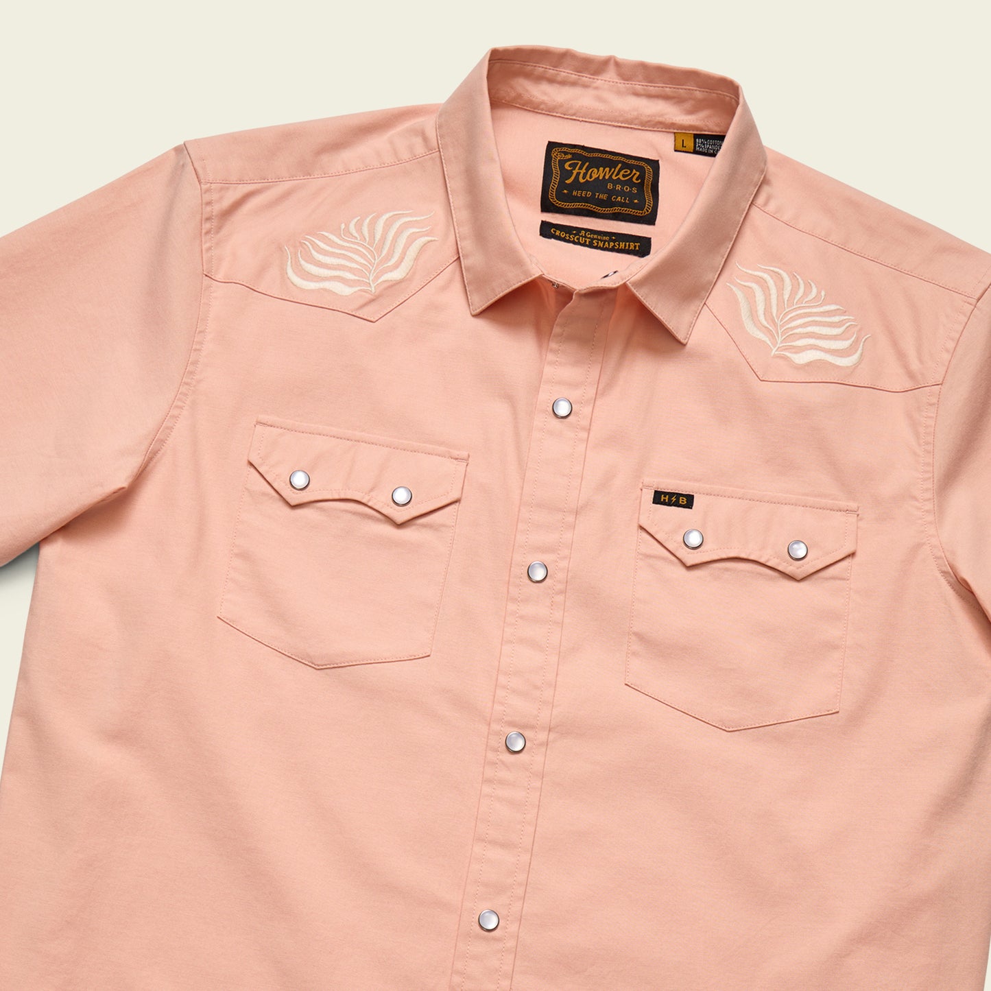 Crosscut Deluxe Shortsleeve Shirt - Seagrass : Coral Oxford