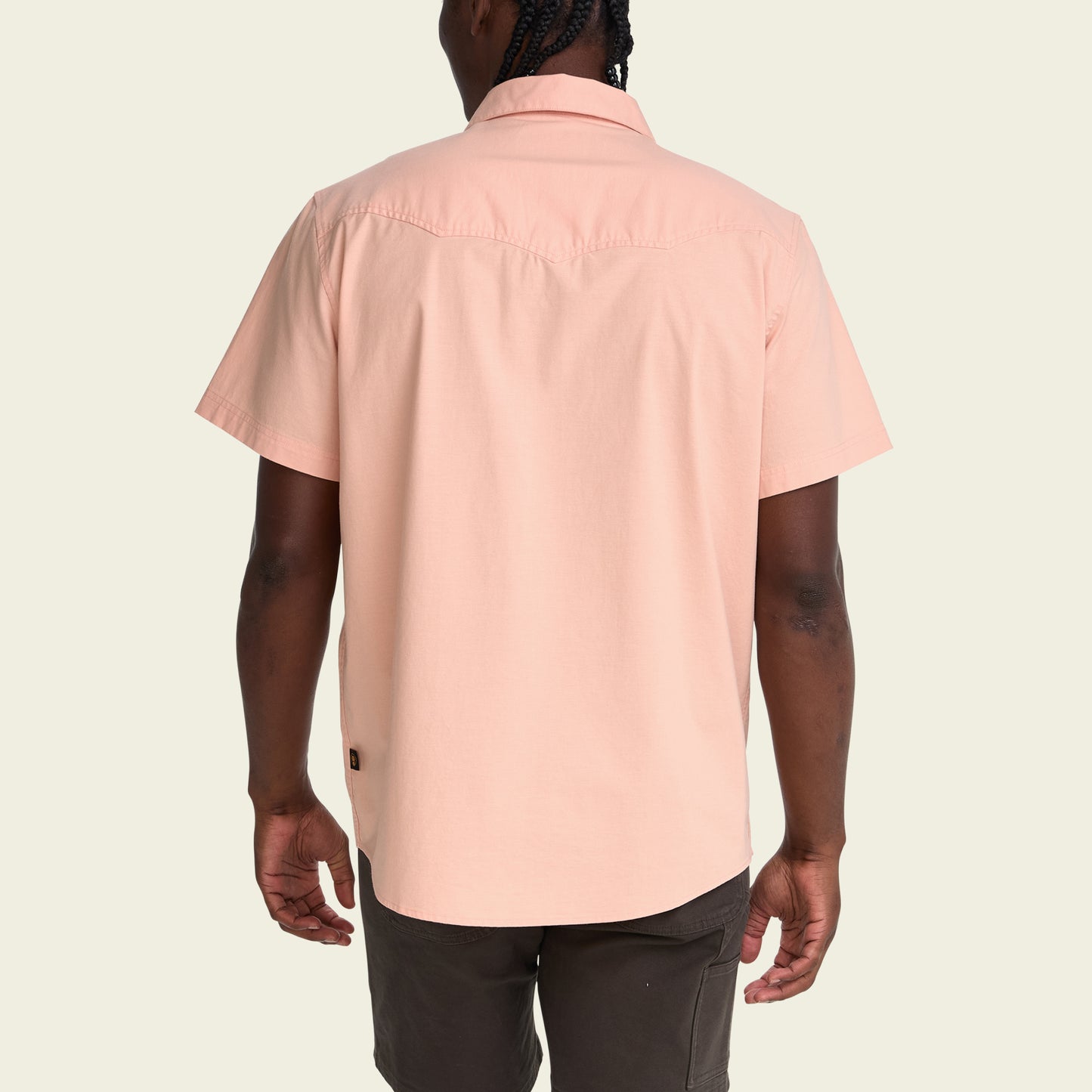 Crosscut Deluxe Shortsleeve Shirt - Seagrass : Coral Oxford