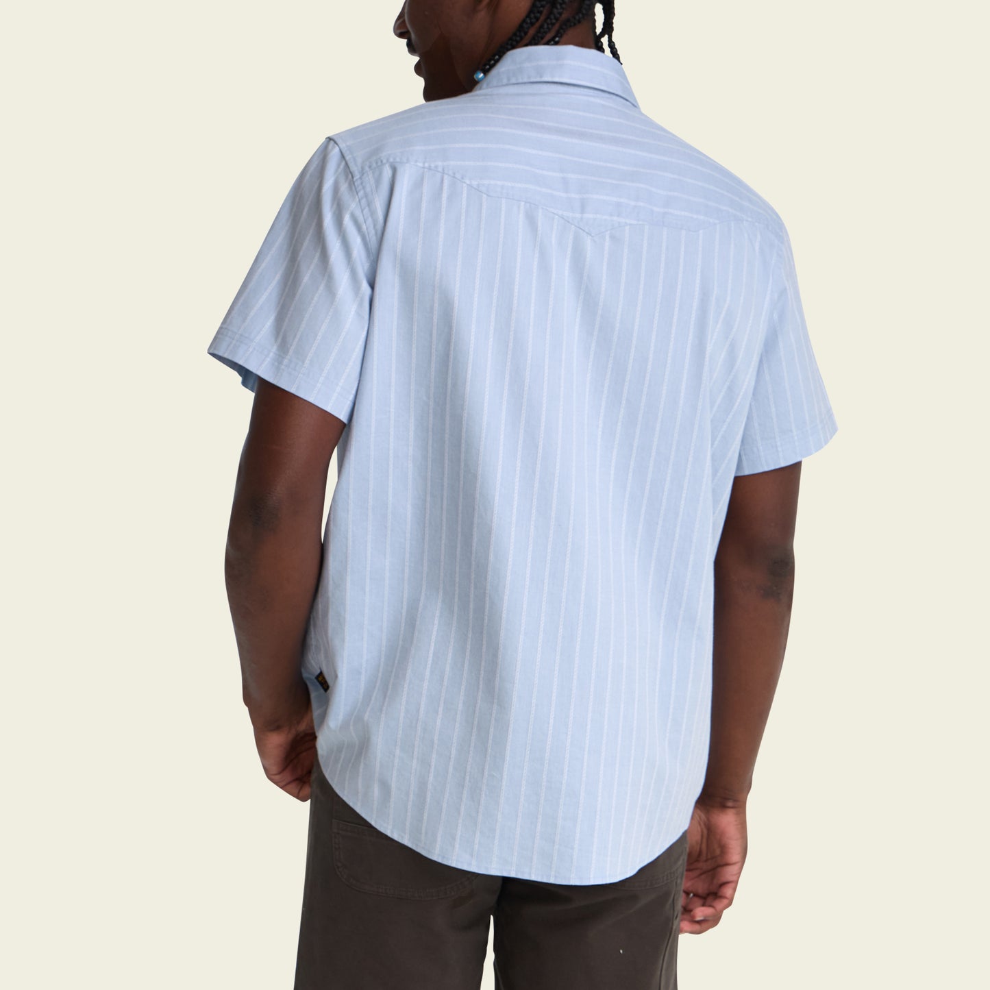 Crosscut Deluxe Shortsleeve Shirt - Surfbird : Sky Oxford Dobby
