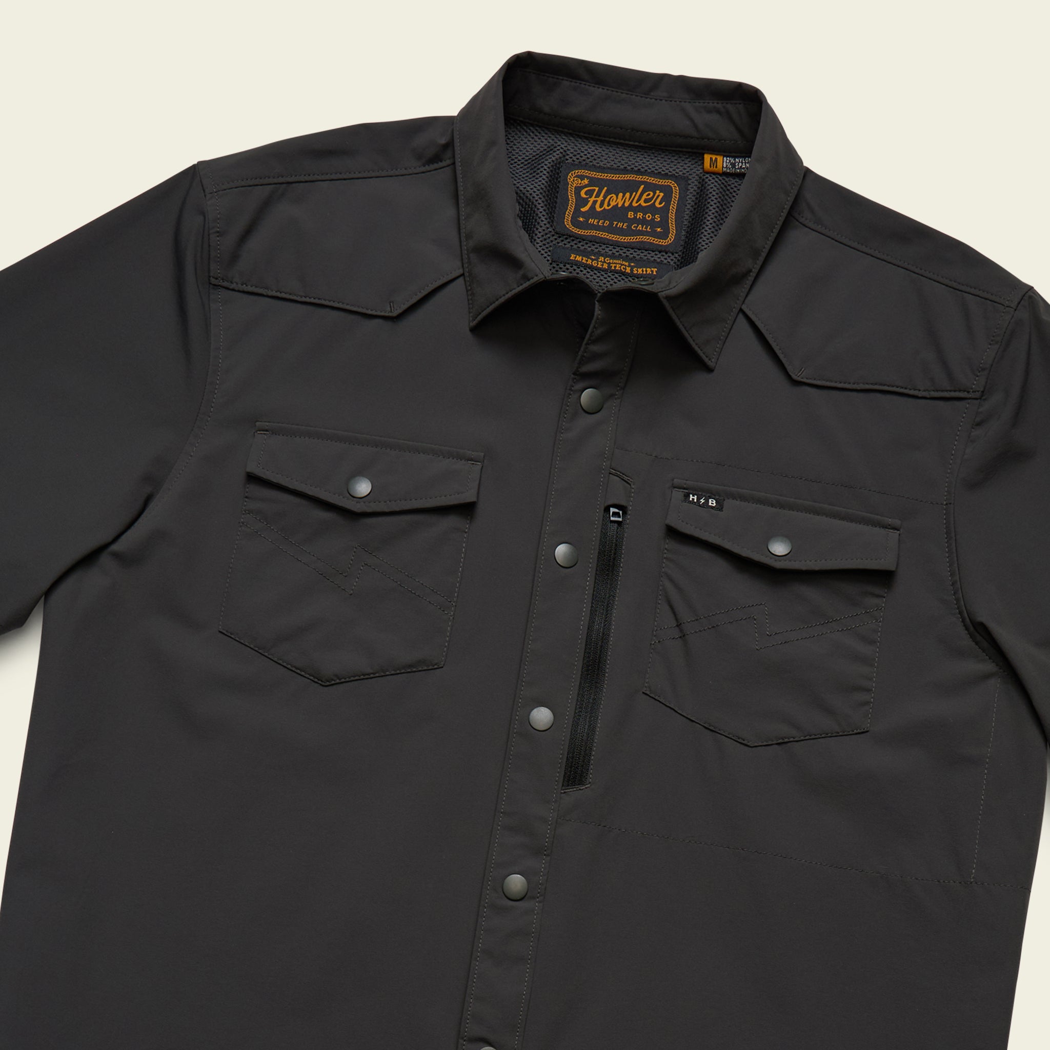 Emerger Tech Shirt - Antique Black – HOWLER BROTHERS