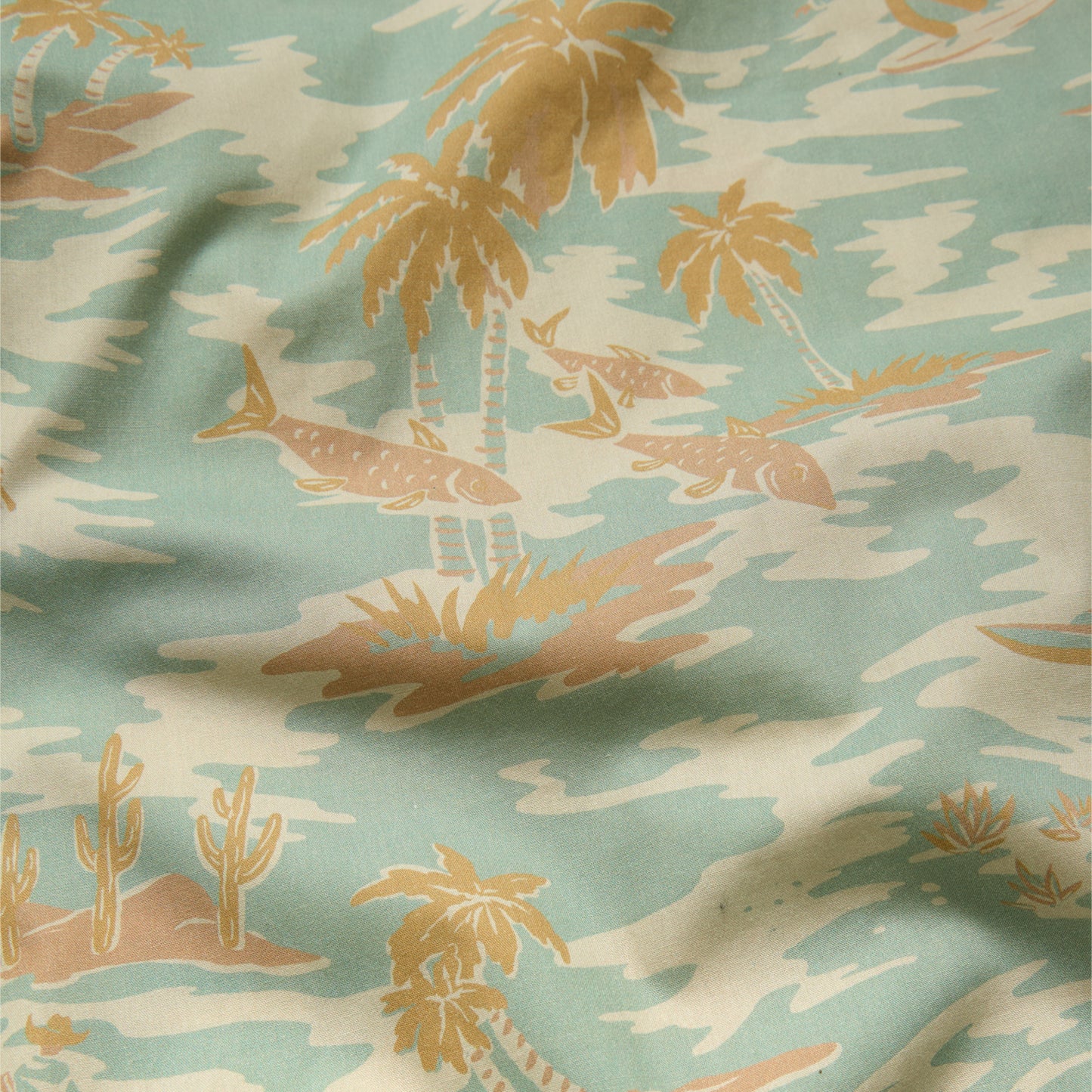H Bar B Snapshirt - Dreamland : Seafoam