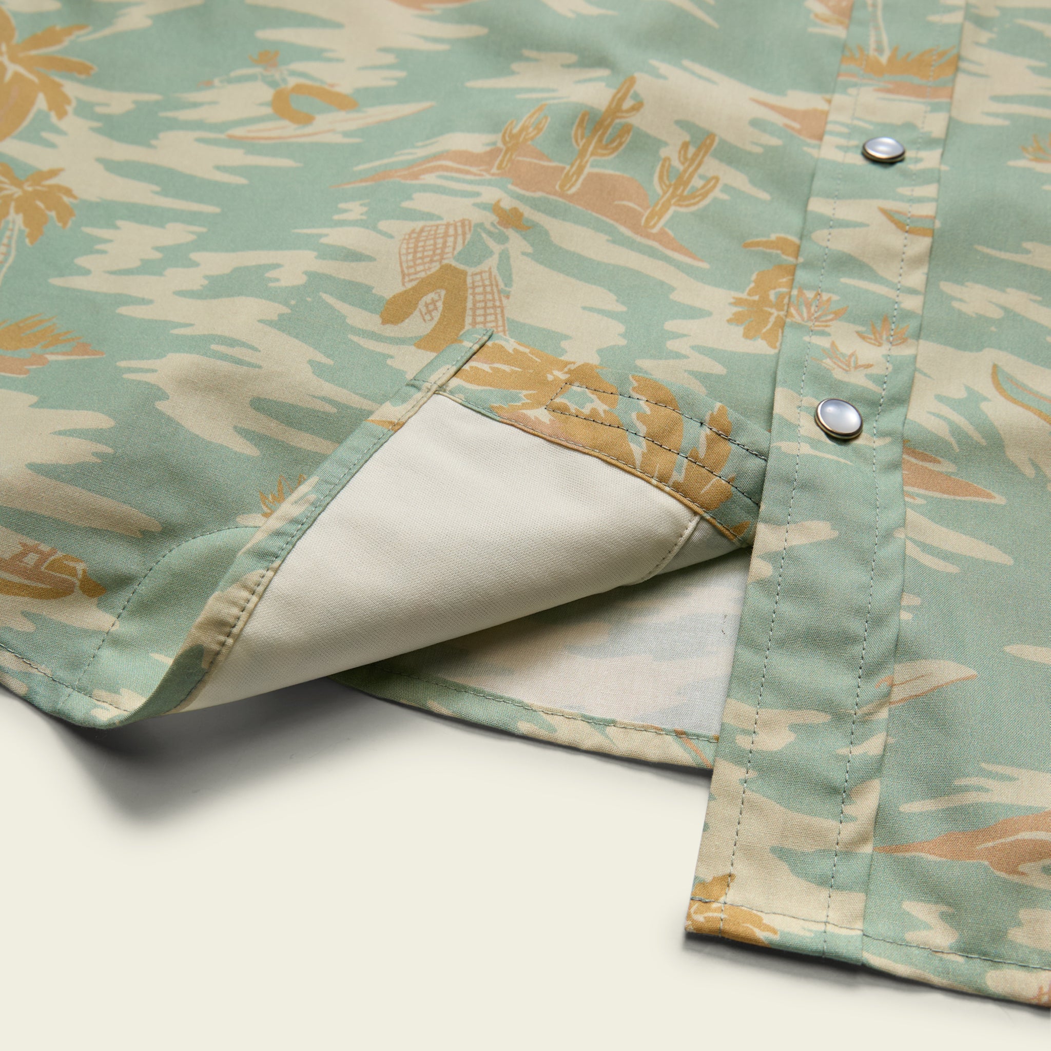 H Bar B Snapshirt - Dreamland : Seafoam – HOWLER BROTHERS