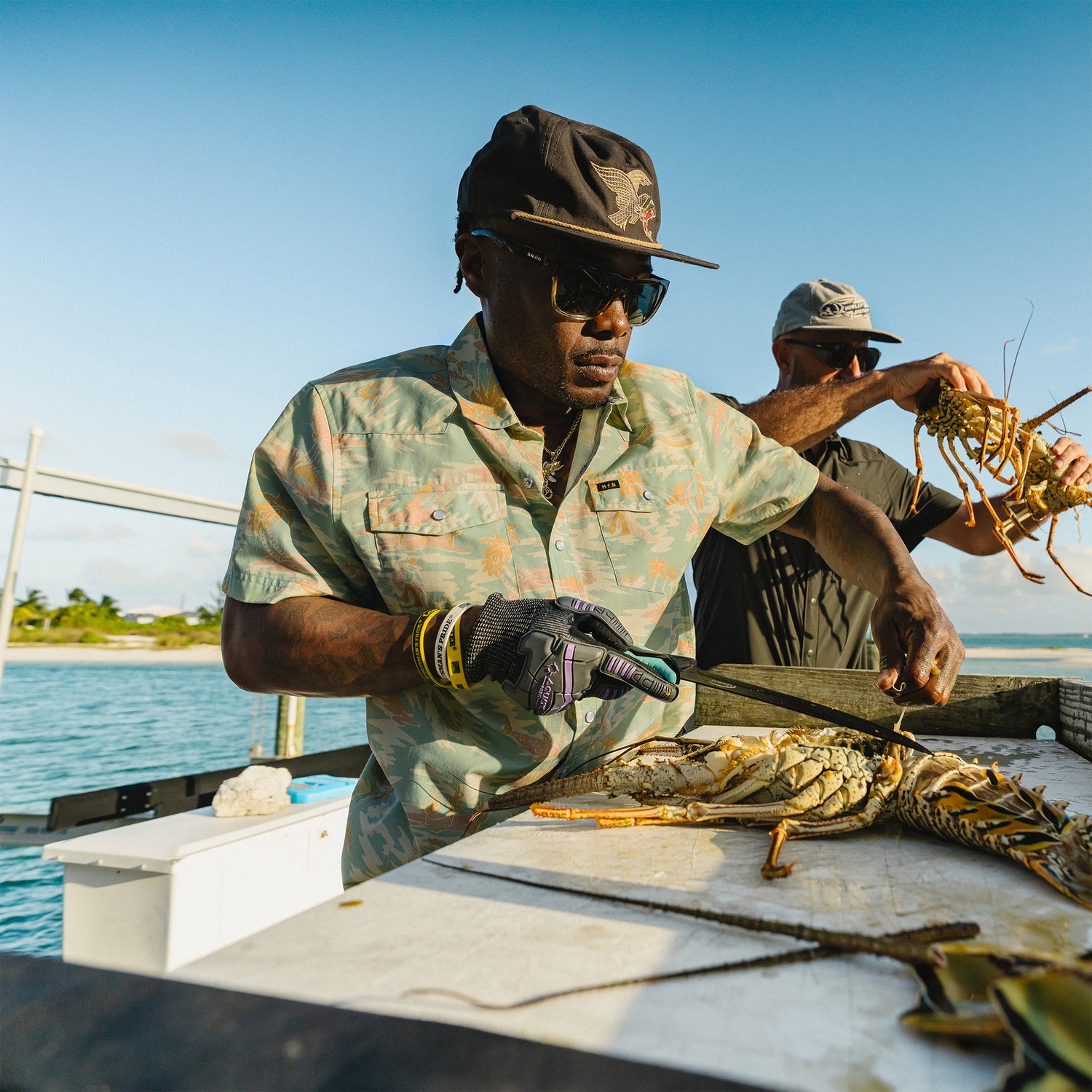 H Bar B Snapshirt - Dreamland : Seafoam