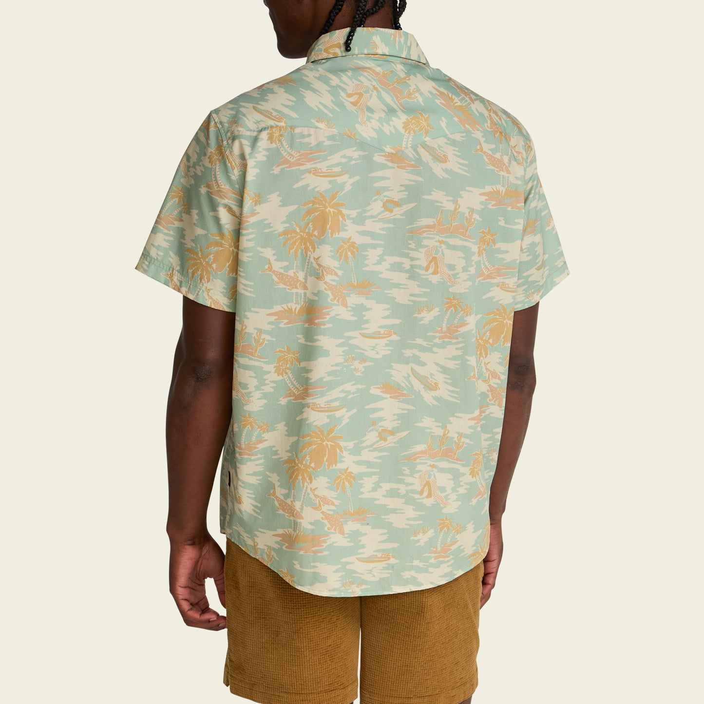 H Bar B Snapshirt - Dreamland : Seafoam