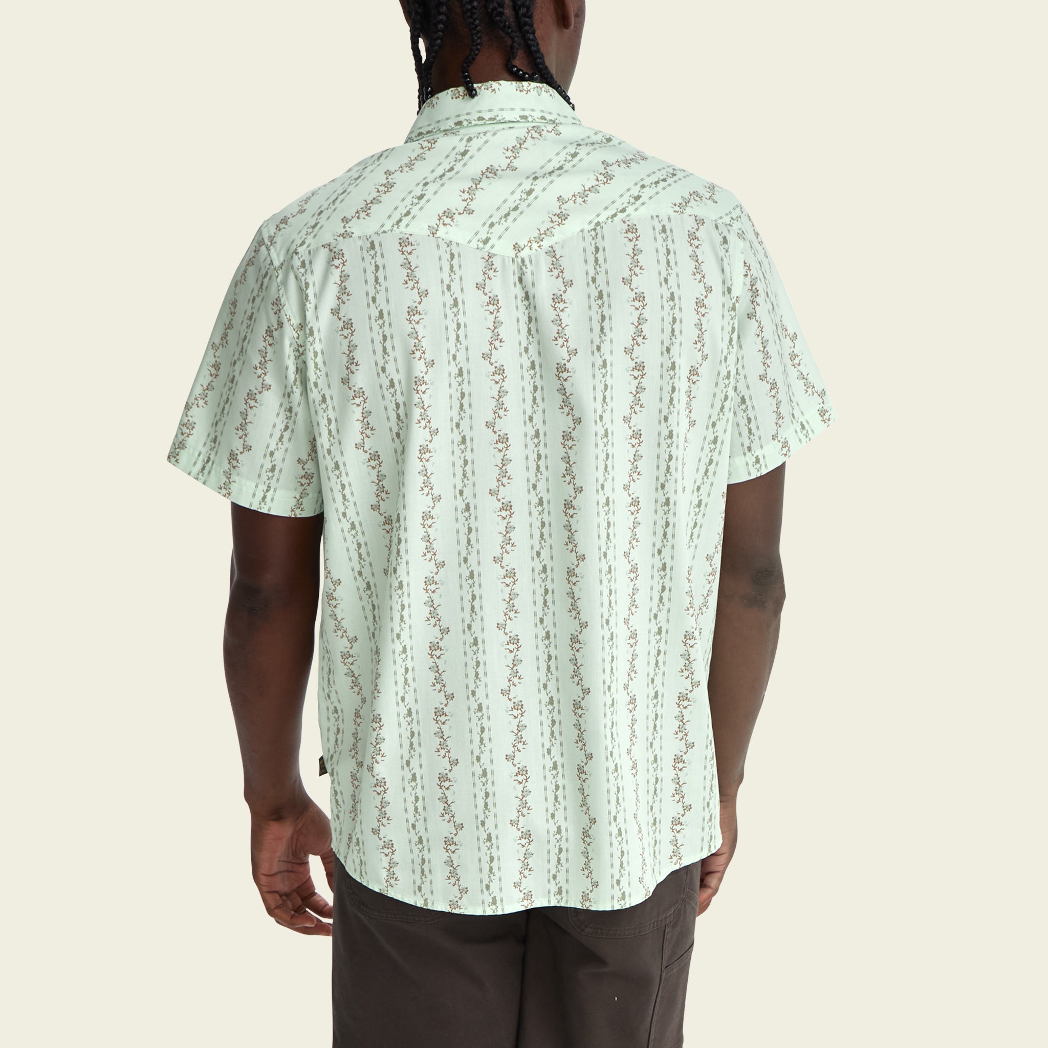 H Bar B Snapshirt - Hibiscus Ribbons : Mint – HOWLER BROTHERS