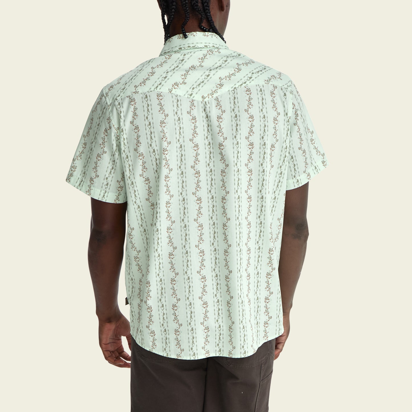 H Bar B Snapshirt - Hibiscus Ribbons : Mint