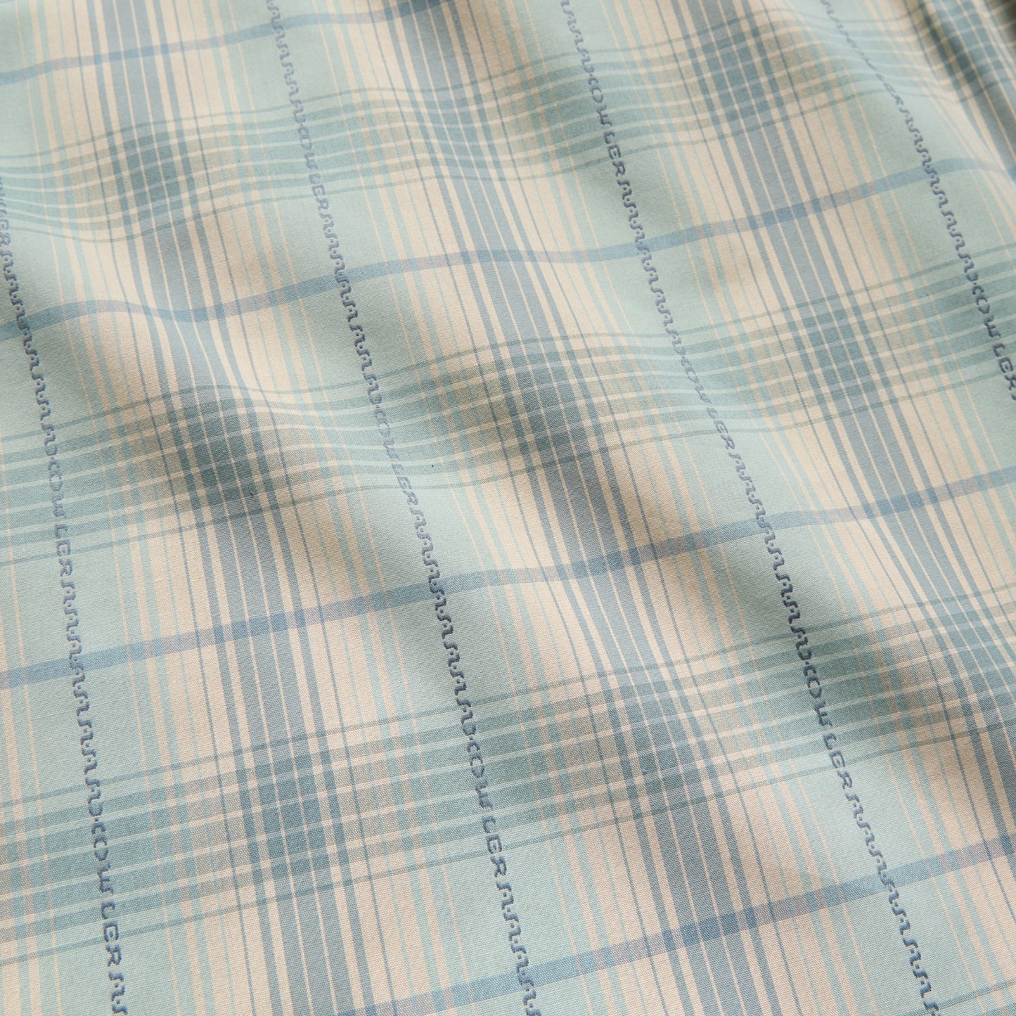 H Bar B Snapshirt - Prairie Plaid : Seafoam