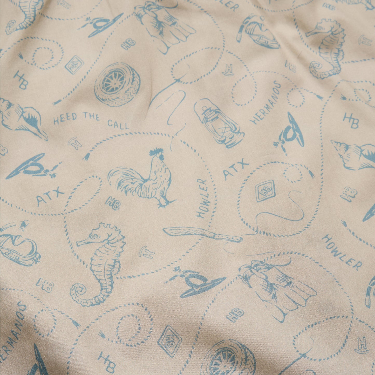 H Bar B Snapshirt - Sea Rodeo : Sand