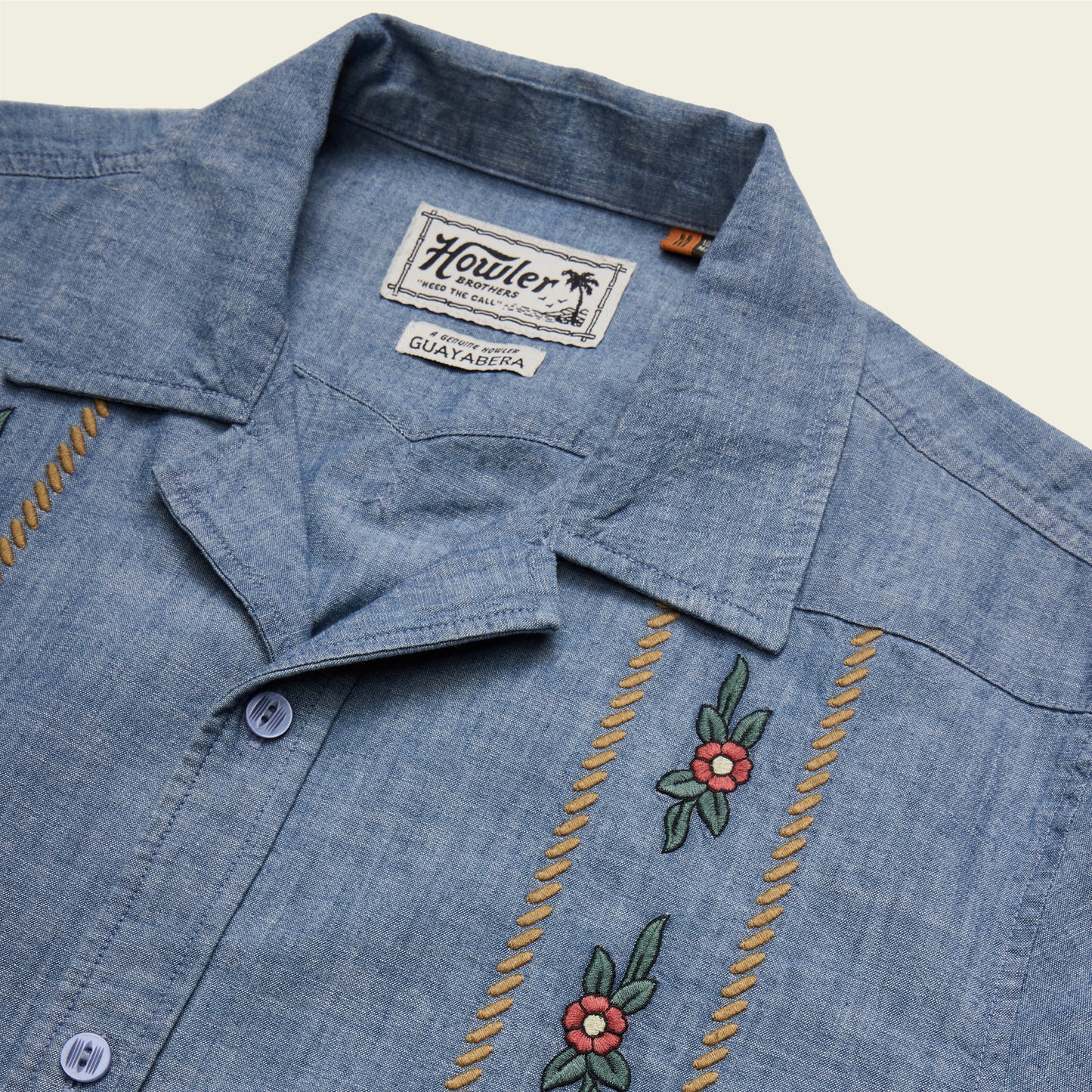 HFTTMM  Guayabera Shirt - Sea Mist