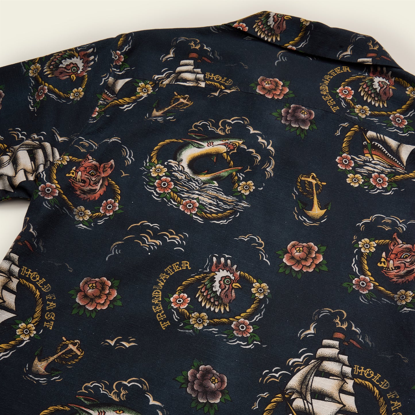 HFTTMM Monoloha Shirt - Sea Spell : Deep Ocean