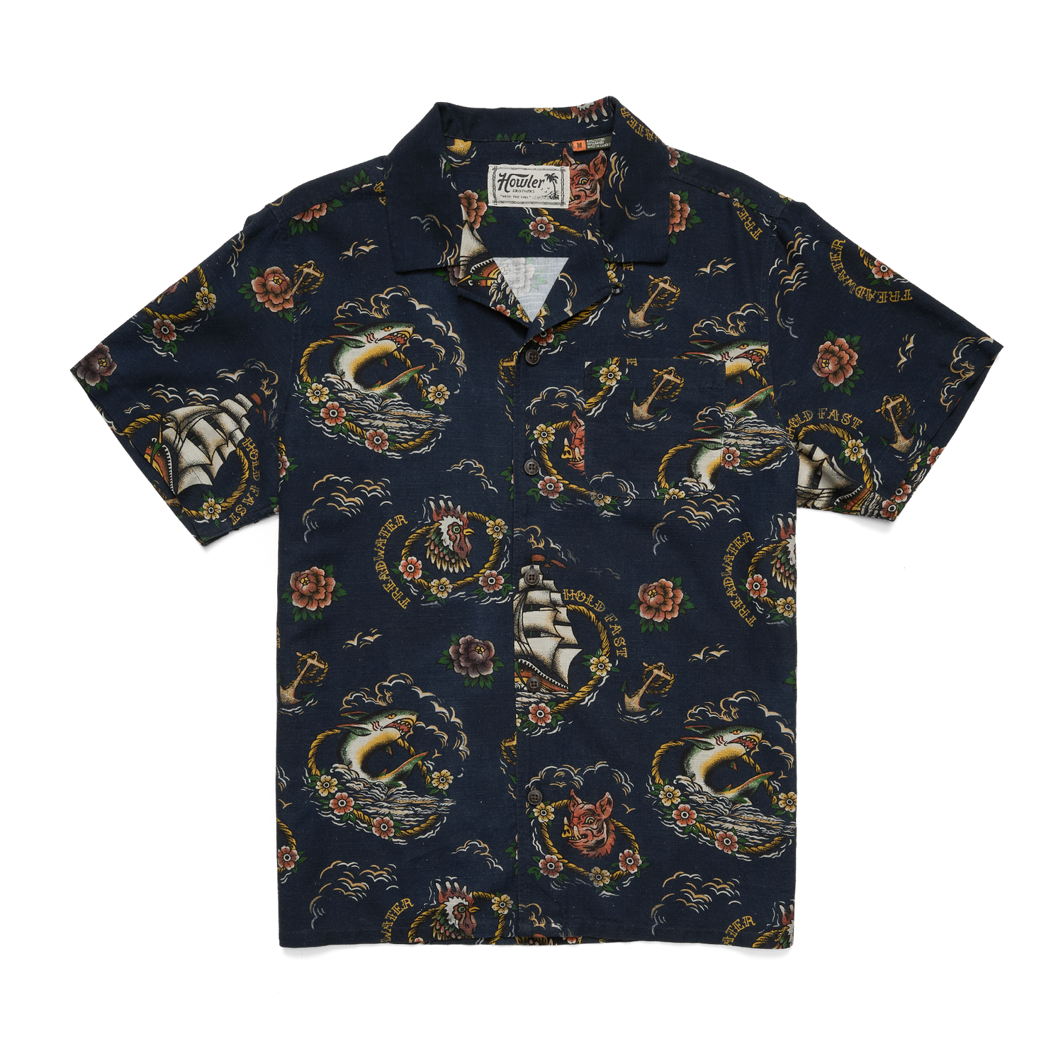 HFTTMM Monoloha Shirt - Sea Spell : Deep Ocean