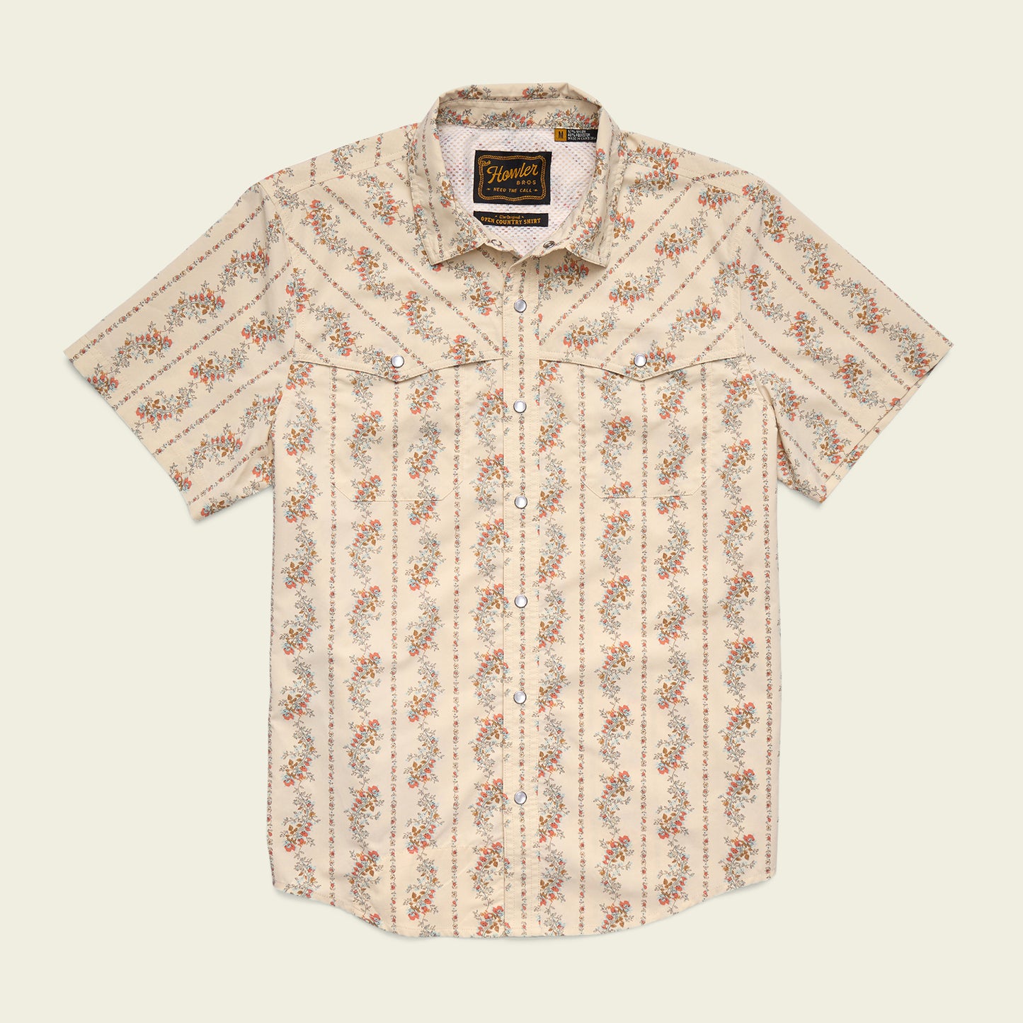 Open Country Tech Shirt - Grampa's Curtains : Natural