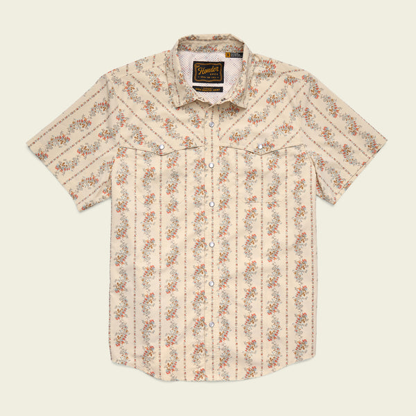 Open Country Tech Shirt - Grampa's Curtains : Natural – HOWLER