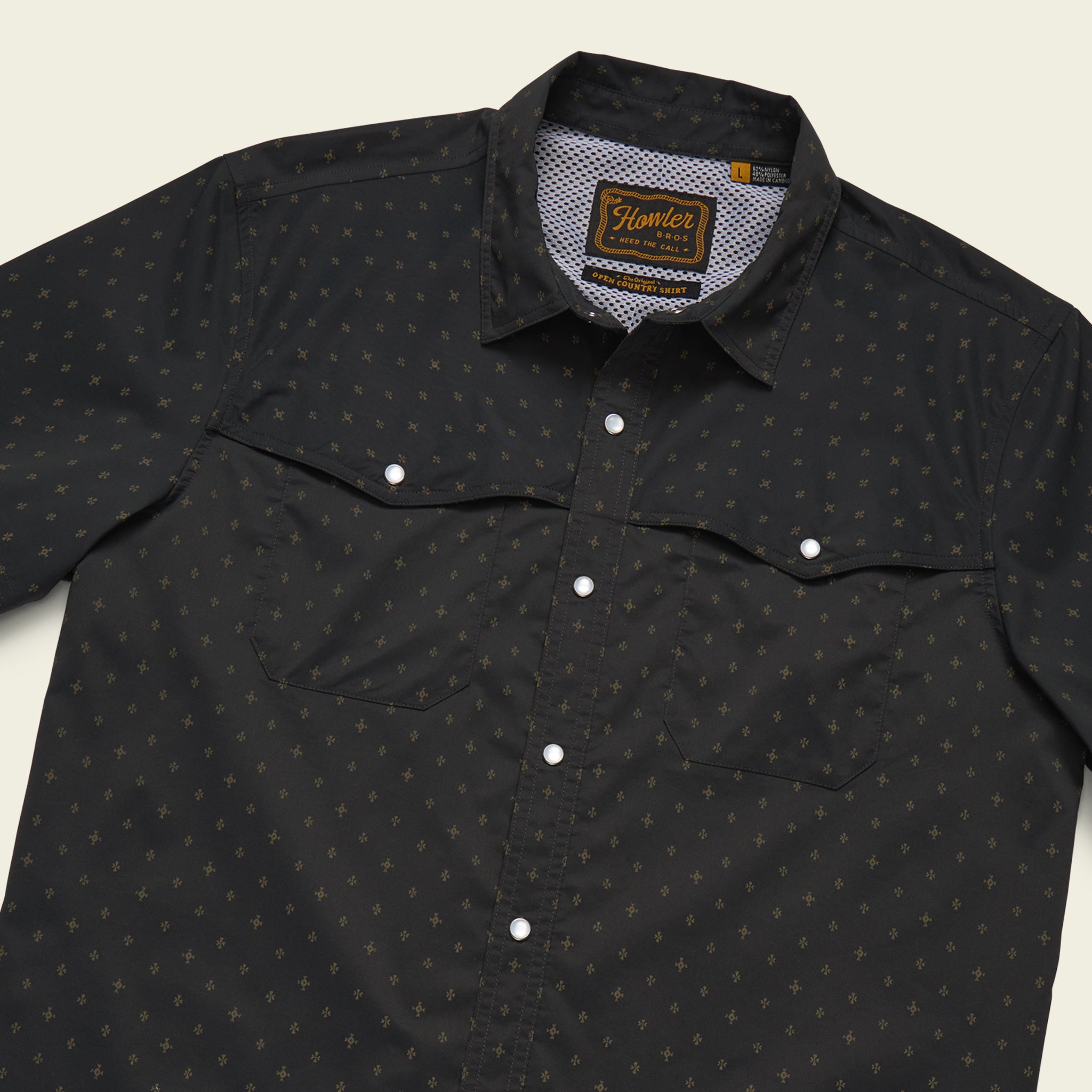 Open Country Tech Shirt - Supernovas : Antique Black – HOWLER BROTHERS