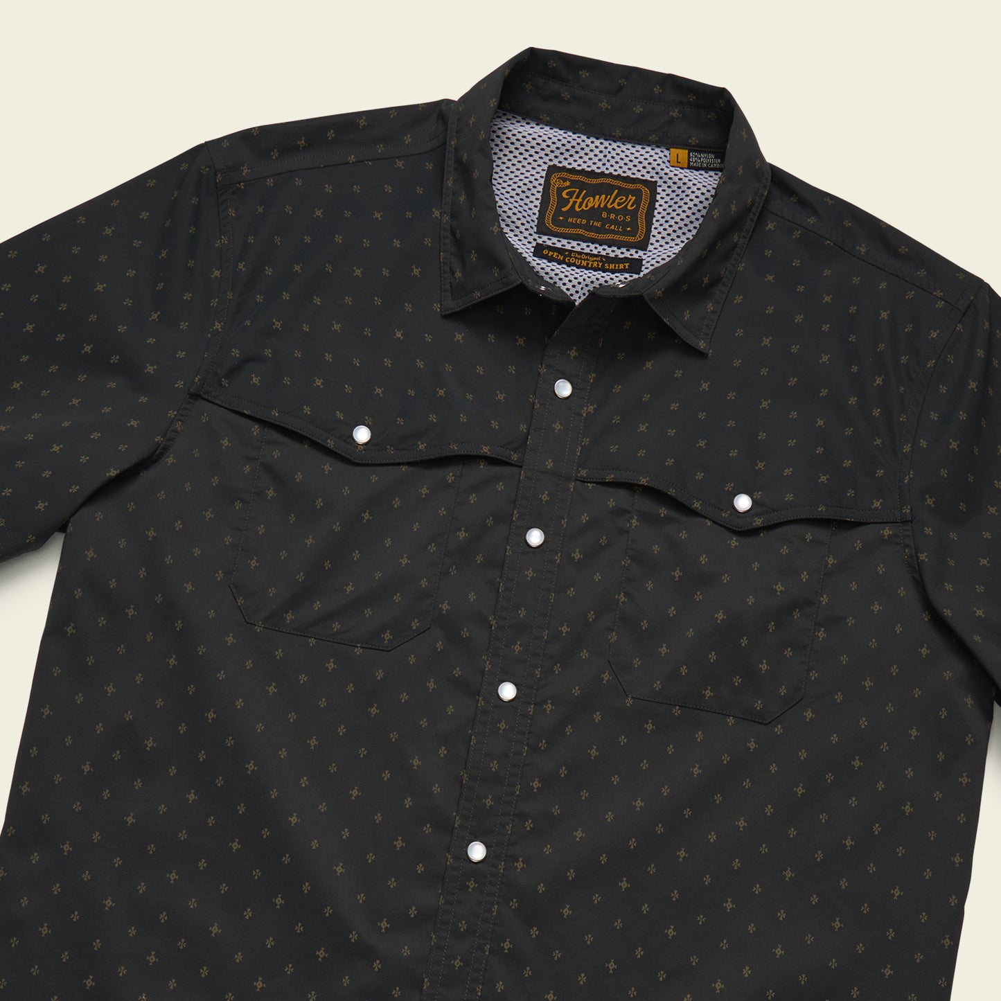 Open Country Tech Shirt - Supernovas : Antique Black