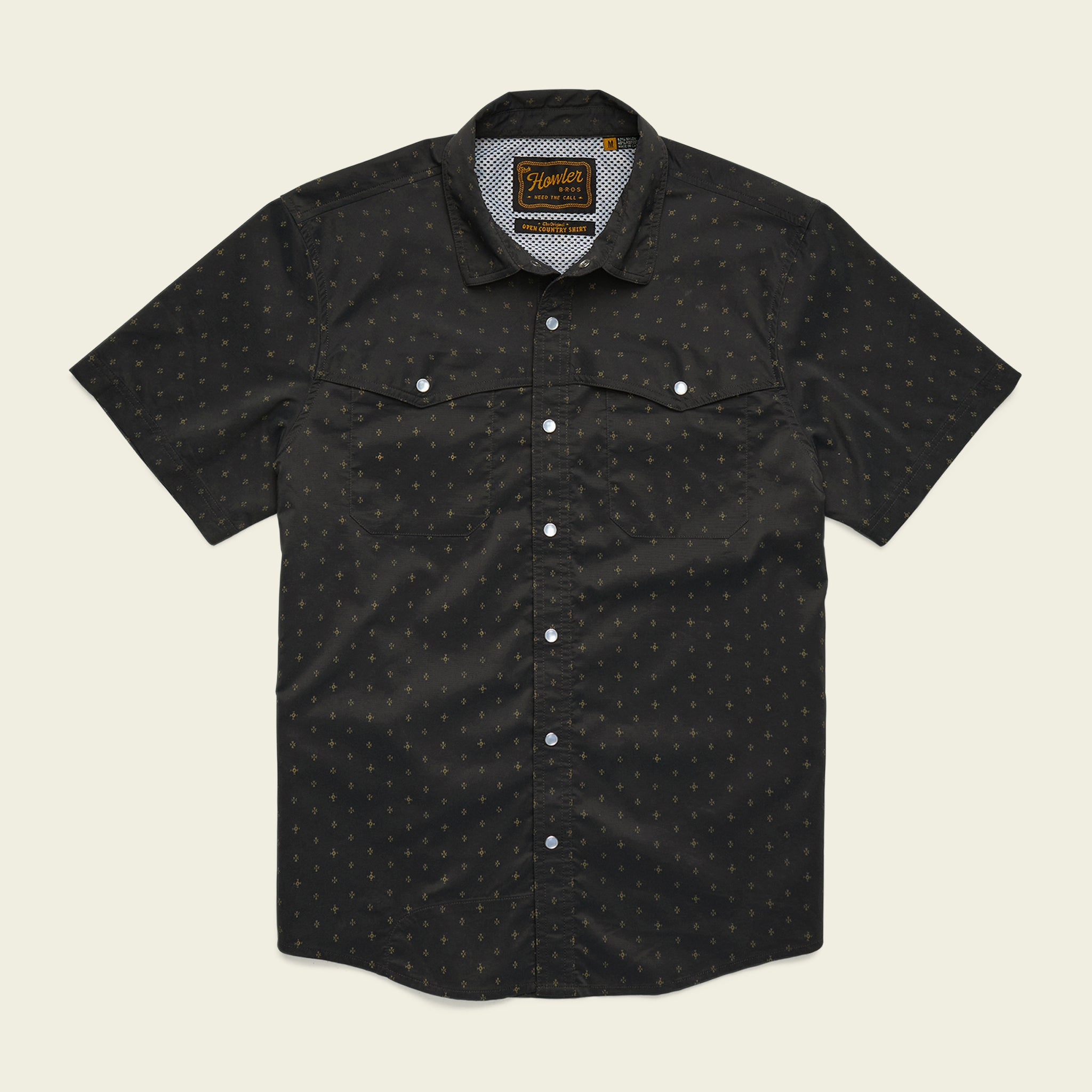 Open Country Tech Shirt - Supernovas : Antique Black – HOWLER BROTHERS