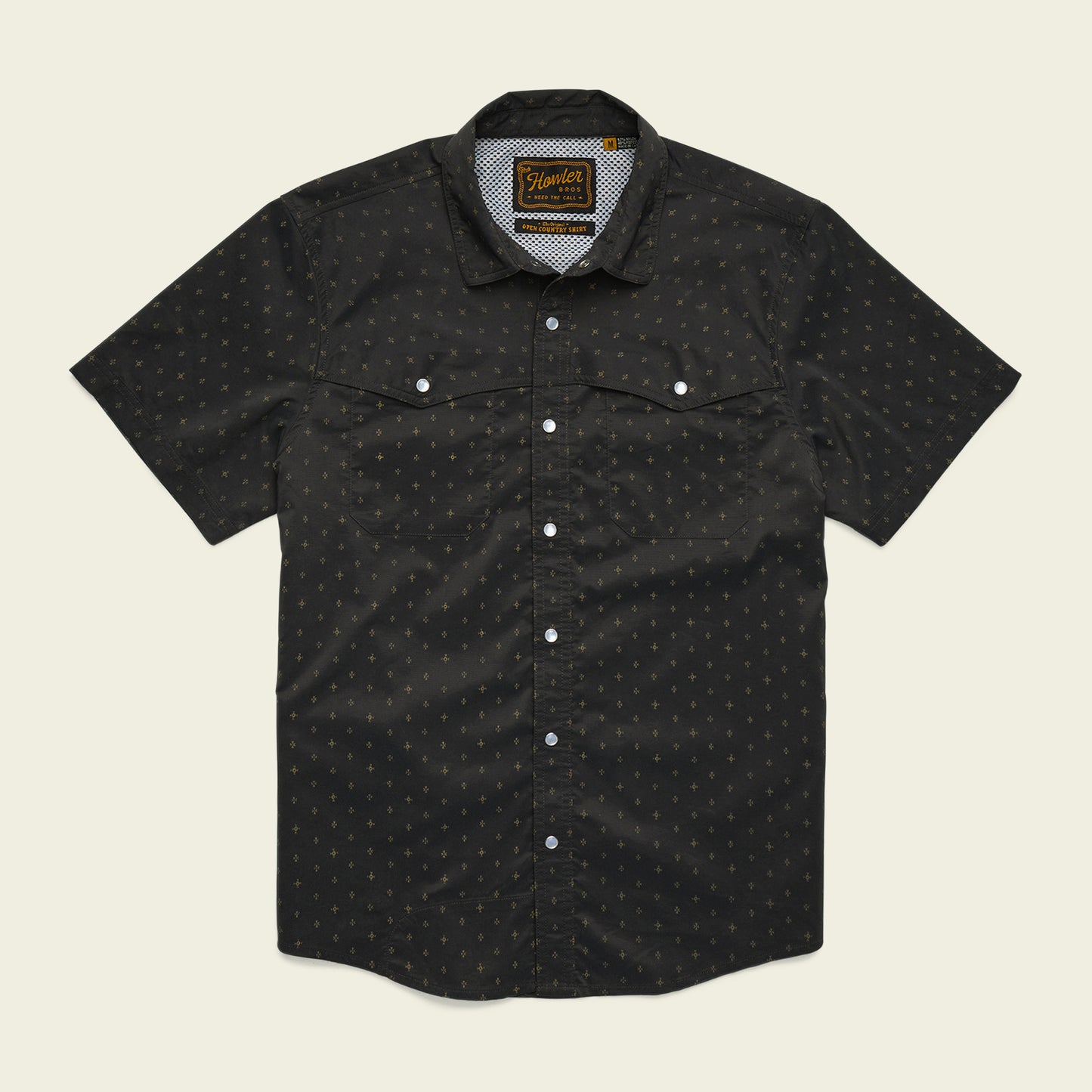 Open Country Tech Shirt - Supernovas : Antique Black