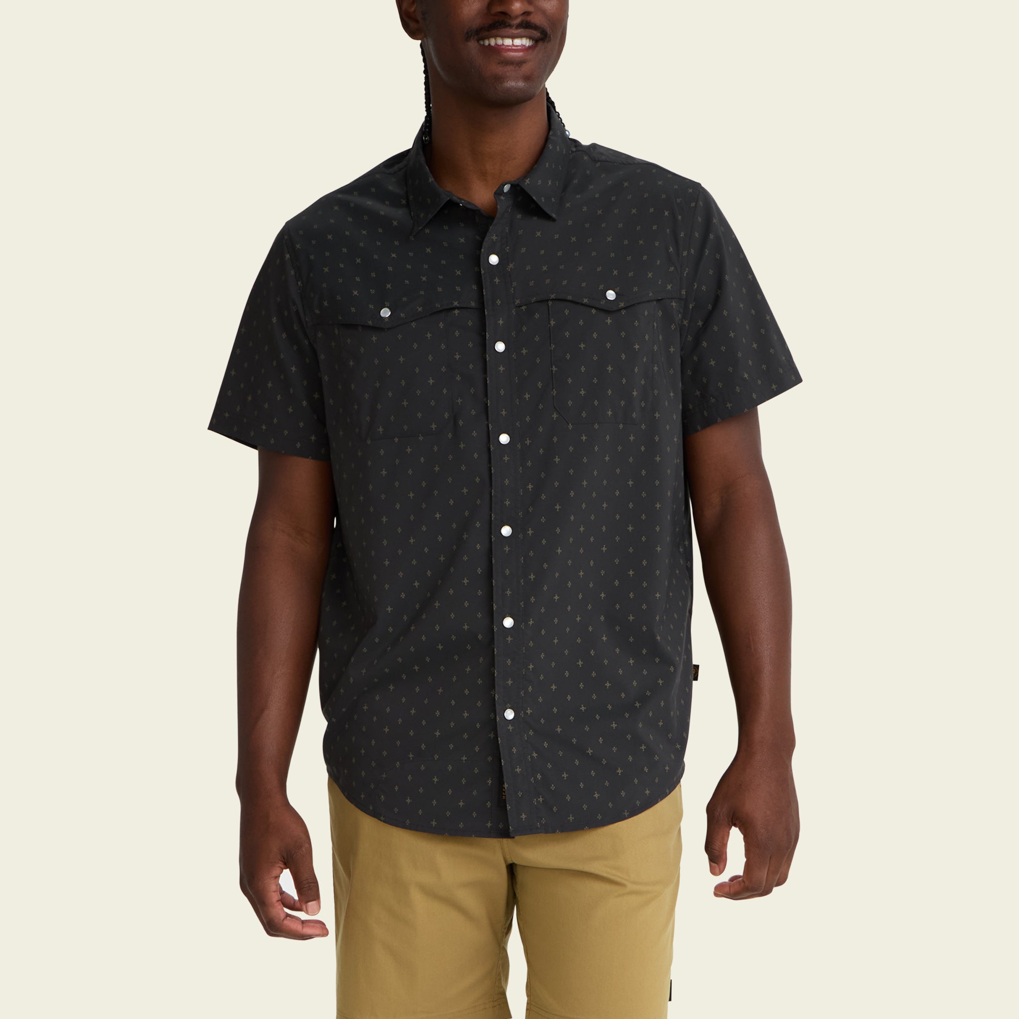 Open Country Tech Shirt - Supernovas : Antique Black – HOWLER BROTHERS