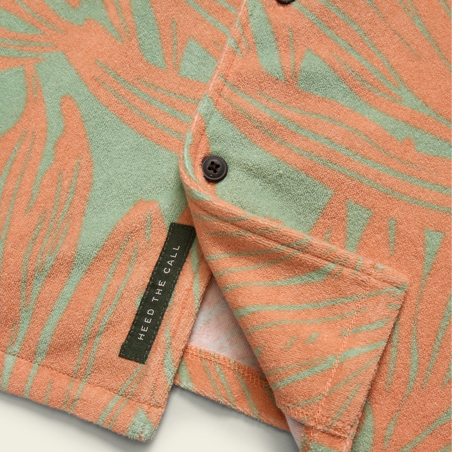 Palapa Terry Shirt - Full Frondal : Dreamsicle