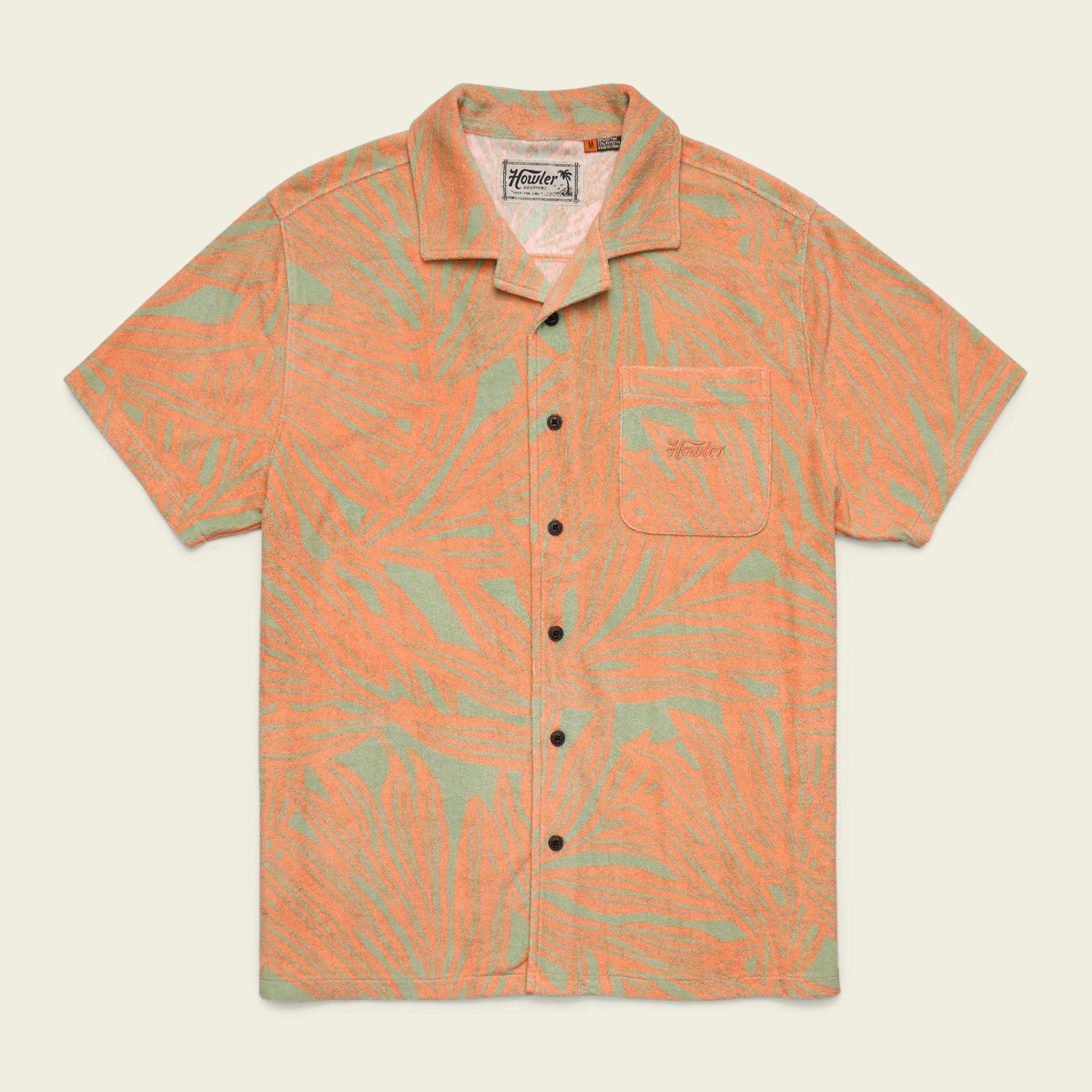 Palapa Terry Shirt - Full Frondal : Dreamsicle – HOWLER BROTHERS