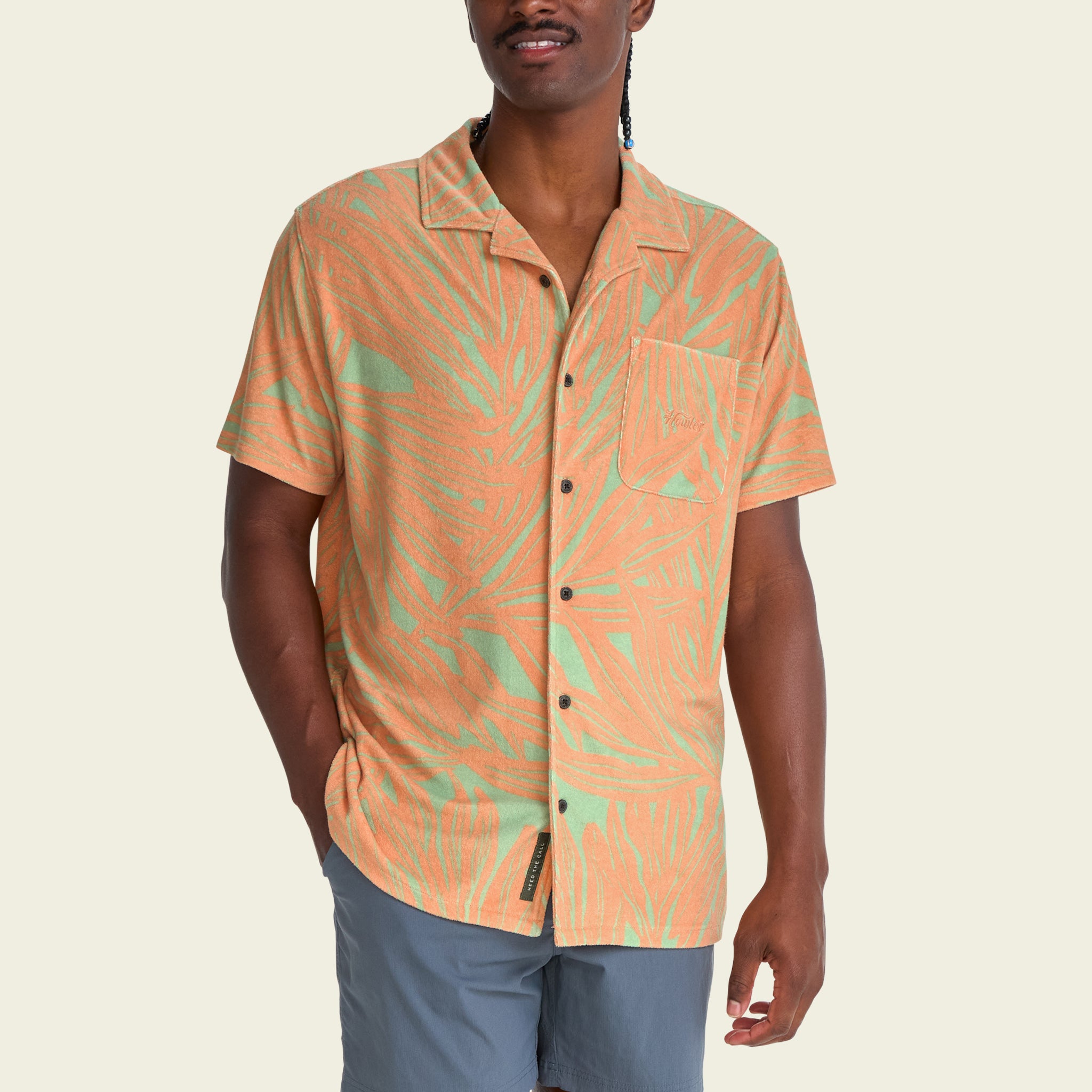 Palapa Terry Shirt - Full Frondal : Dreamsicle – HOWLER BROTHERS