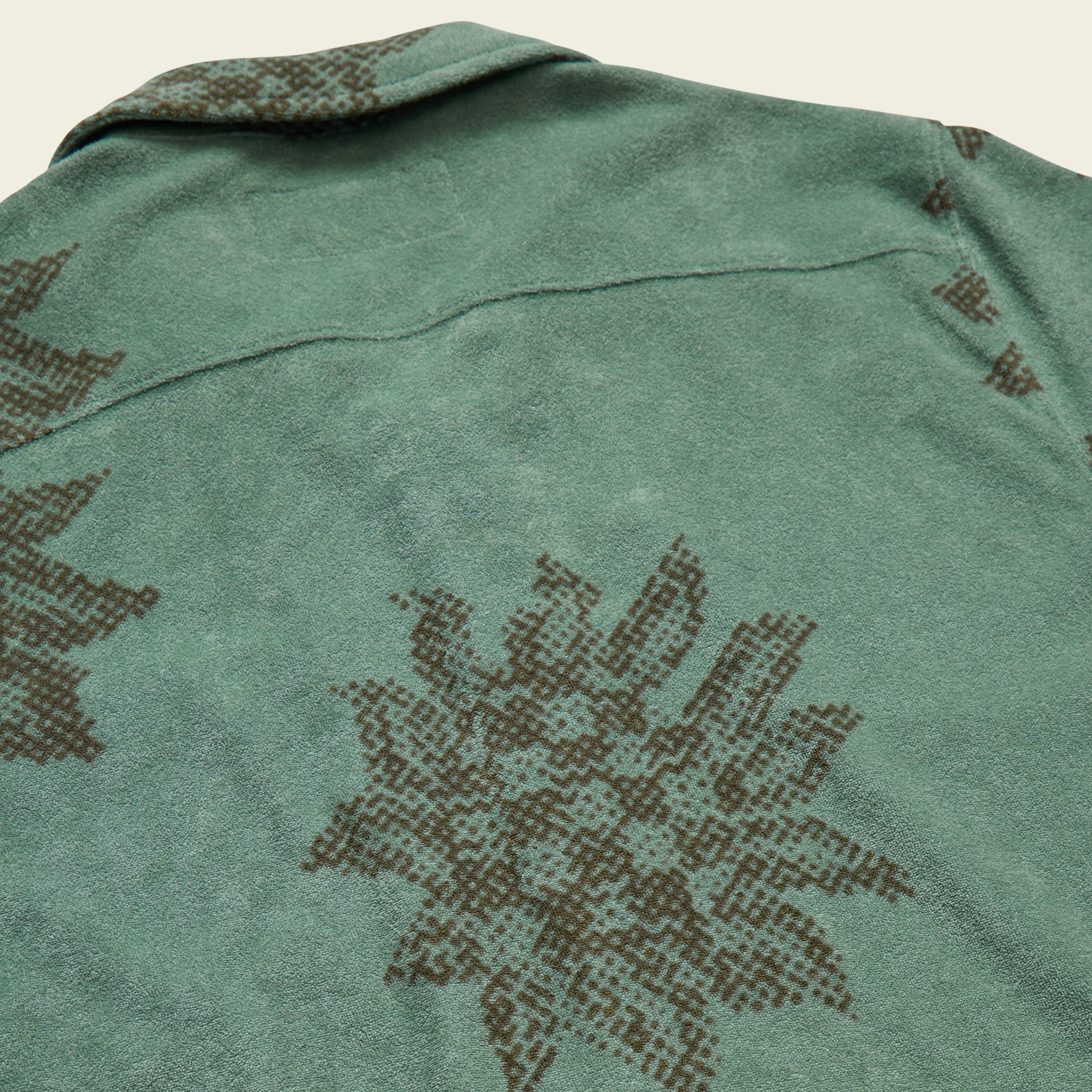 Palapa Terry Shirt - Sunflower Pixels : Granite Green – HOWLER
