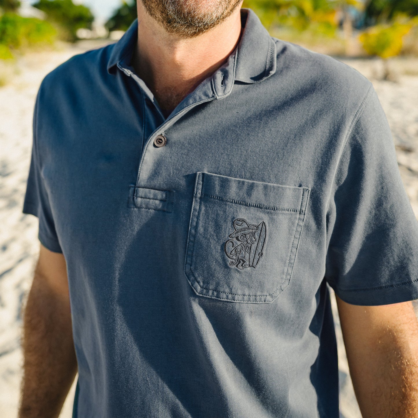 Pilgrimage Polo - Dark Slate