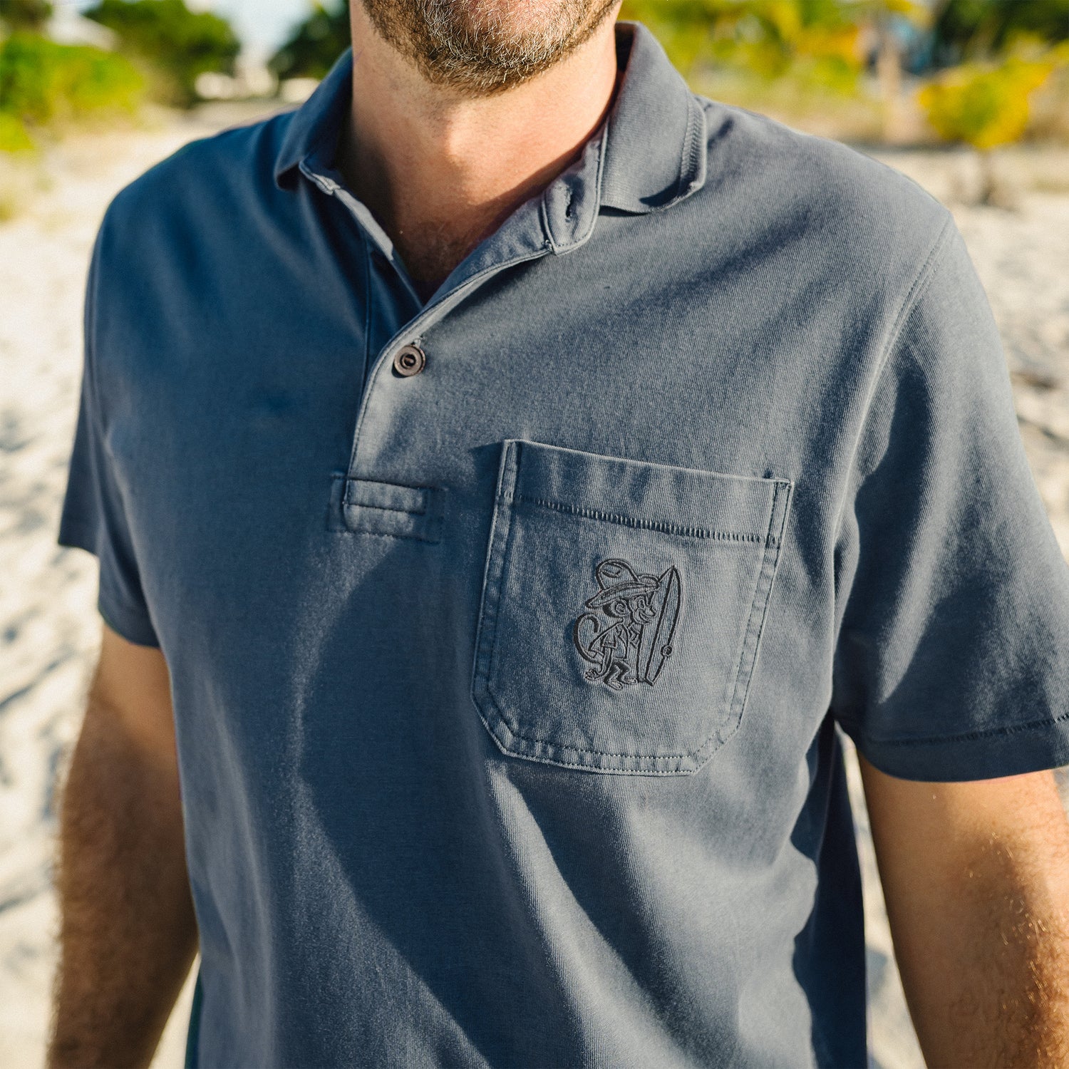 Pilgrimage Polo - Dark Slate