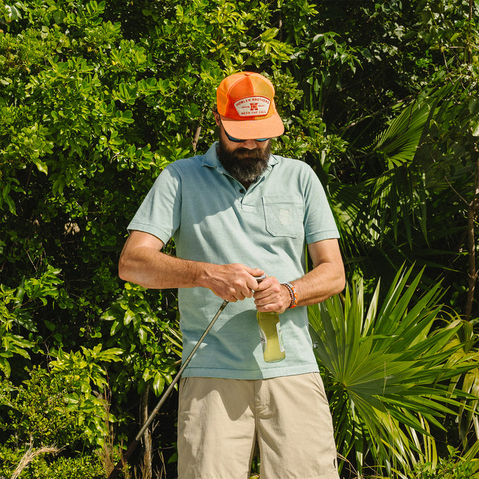 Pilgrimage Polo - Riviera Blue – HOWLER BROTHERS